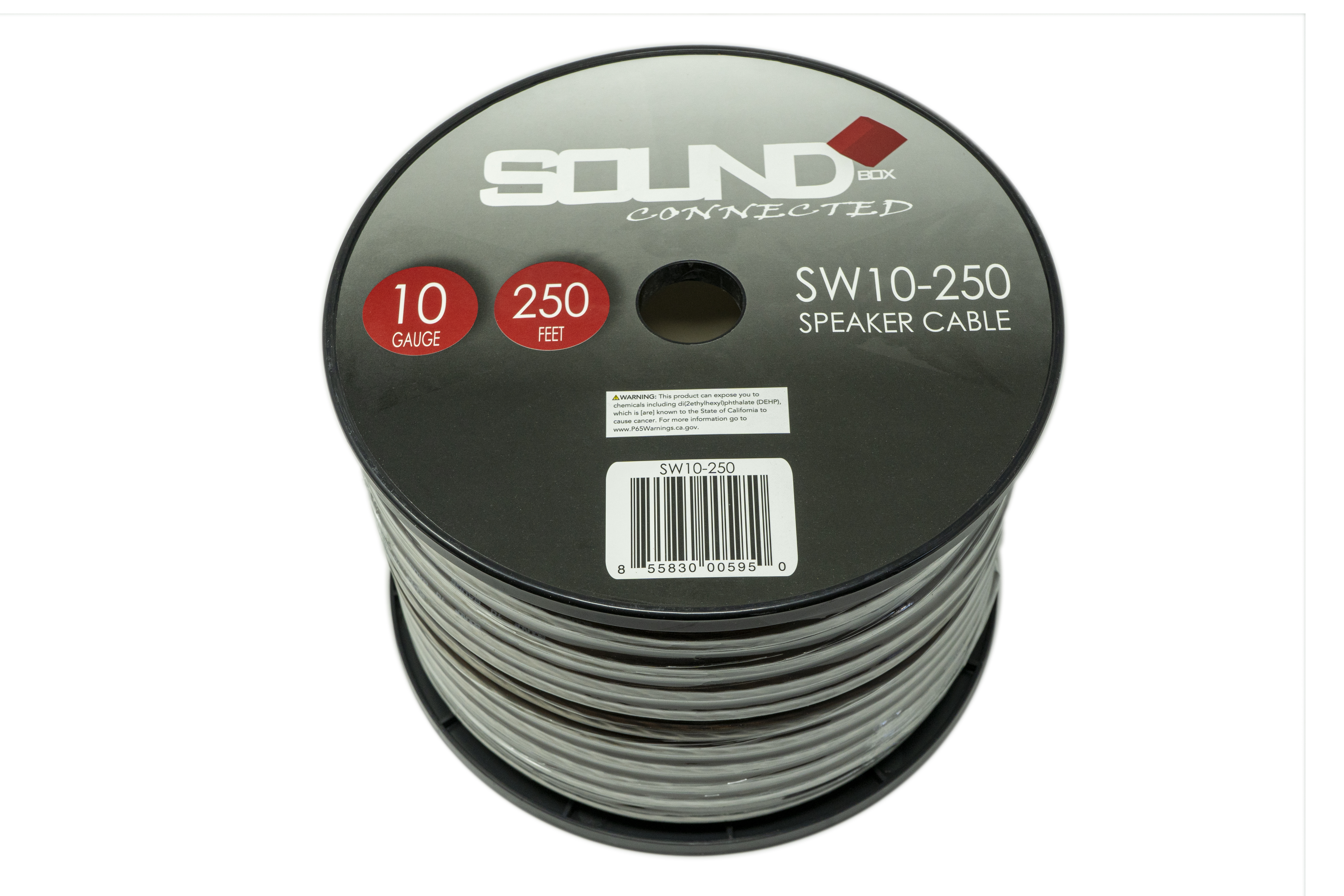 10 Gauge 250' Roll Speaker Wire 10 Ga Cable Clear Home/ Car 250 Ft