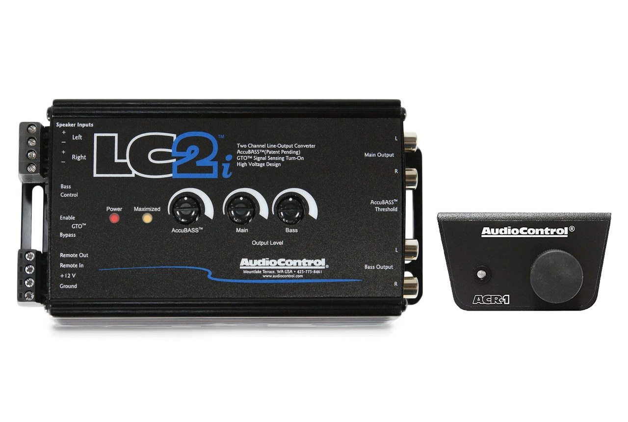 AudioControl LC2i, 2 Channel Line-Output Converter With AccuBASS W ...