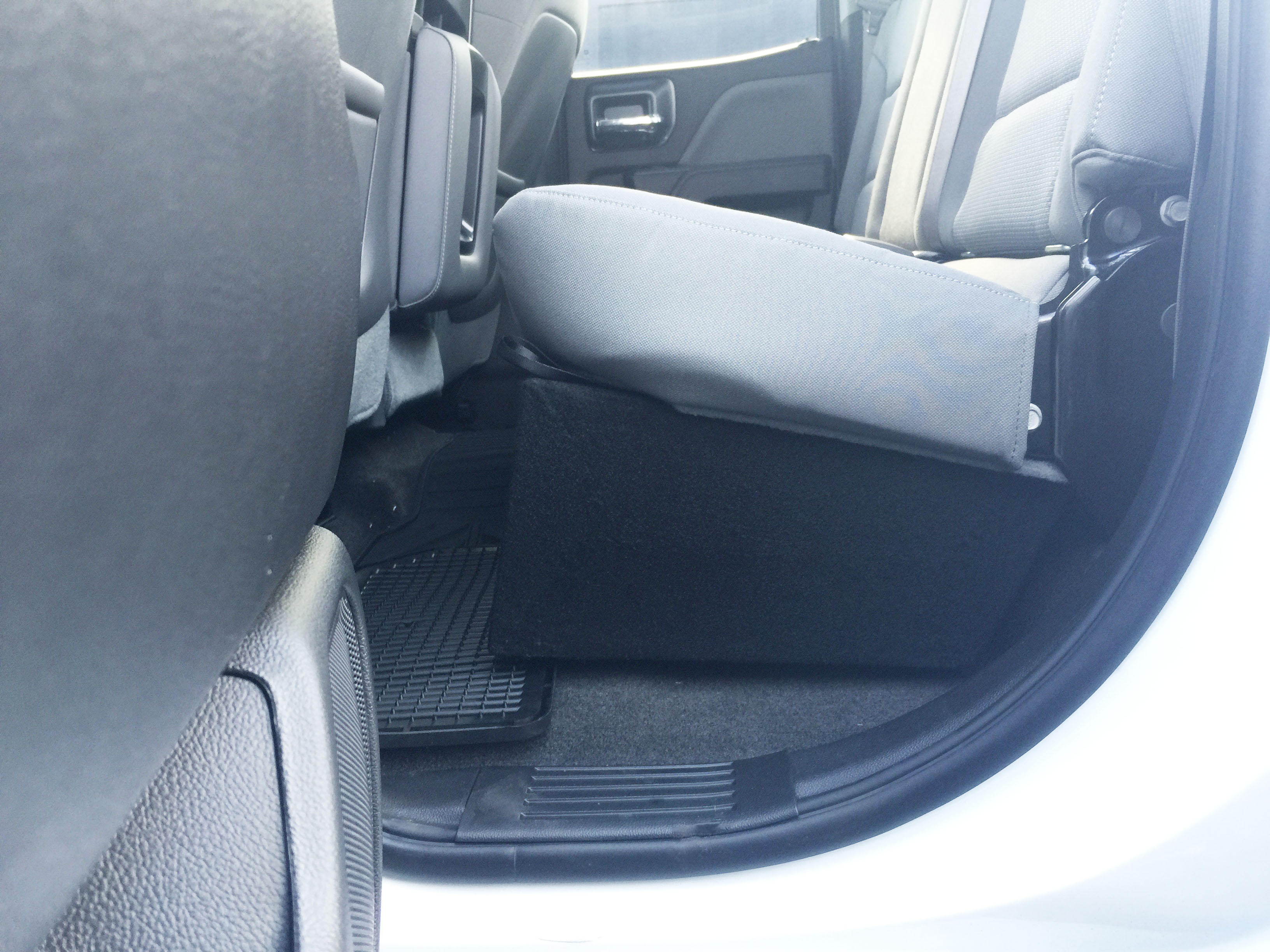 2017 Chevy Silverado Double Cab Subwoofer Box
