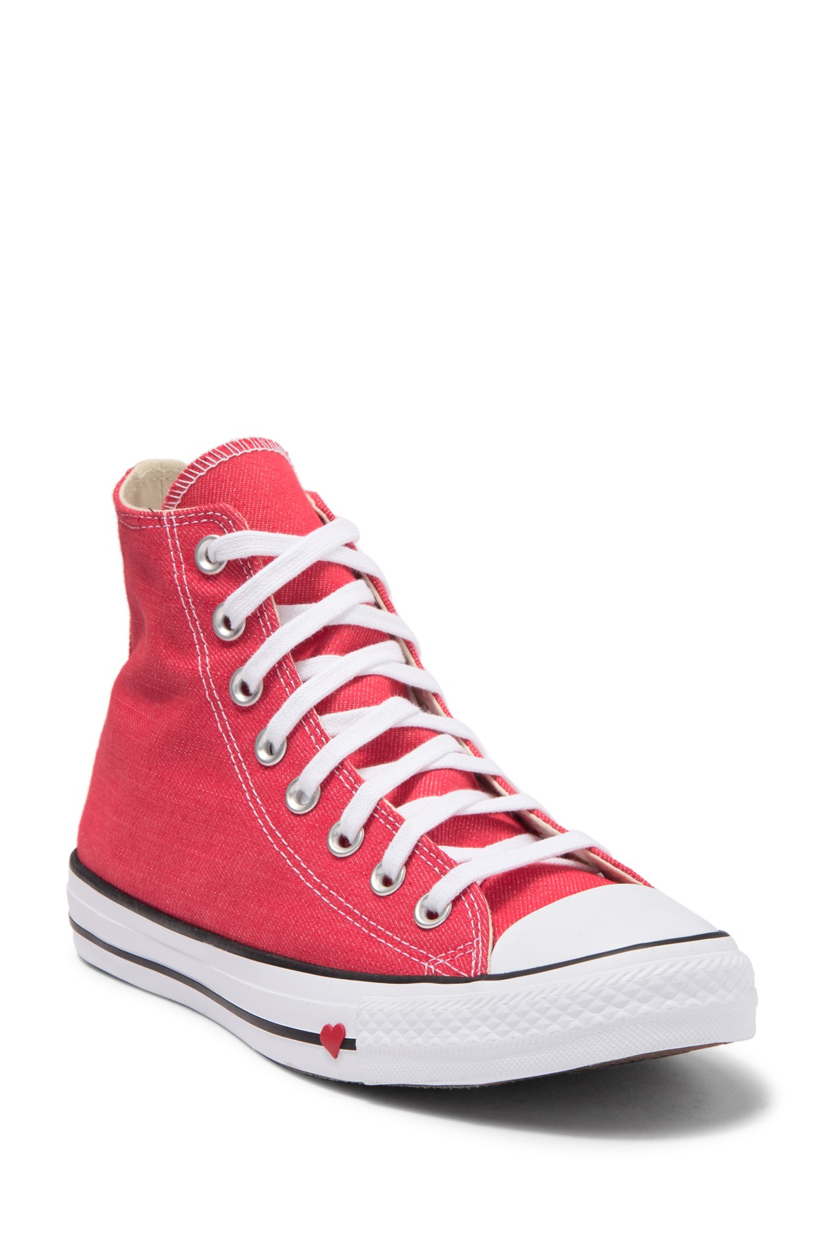 chuck taylor heart sneakers