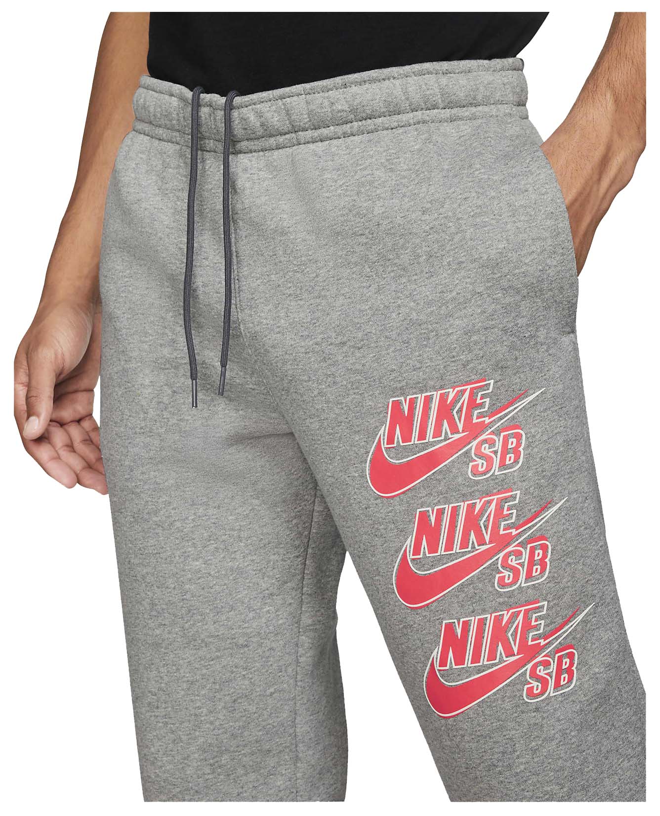 nike sb icon black mens sweat shorts