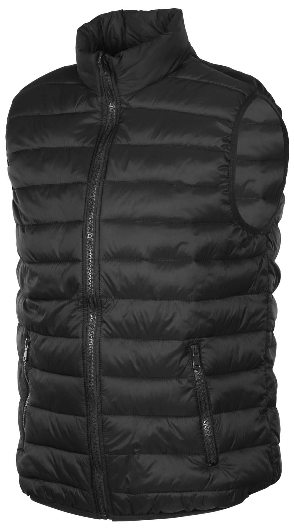 9 Crowns Essentials Men's Lightweight Puffer Vest Jacket Black | EBay