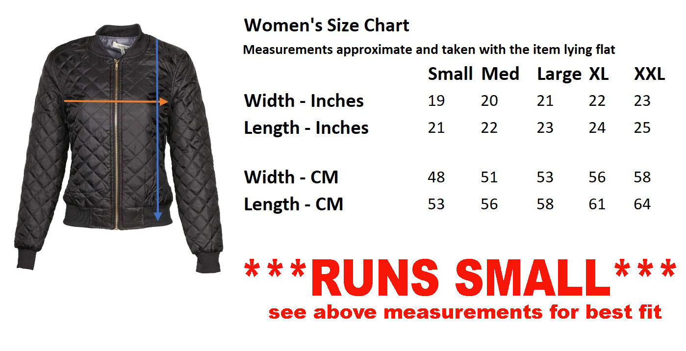 Women S Small Jacket Size Chart
