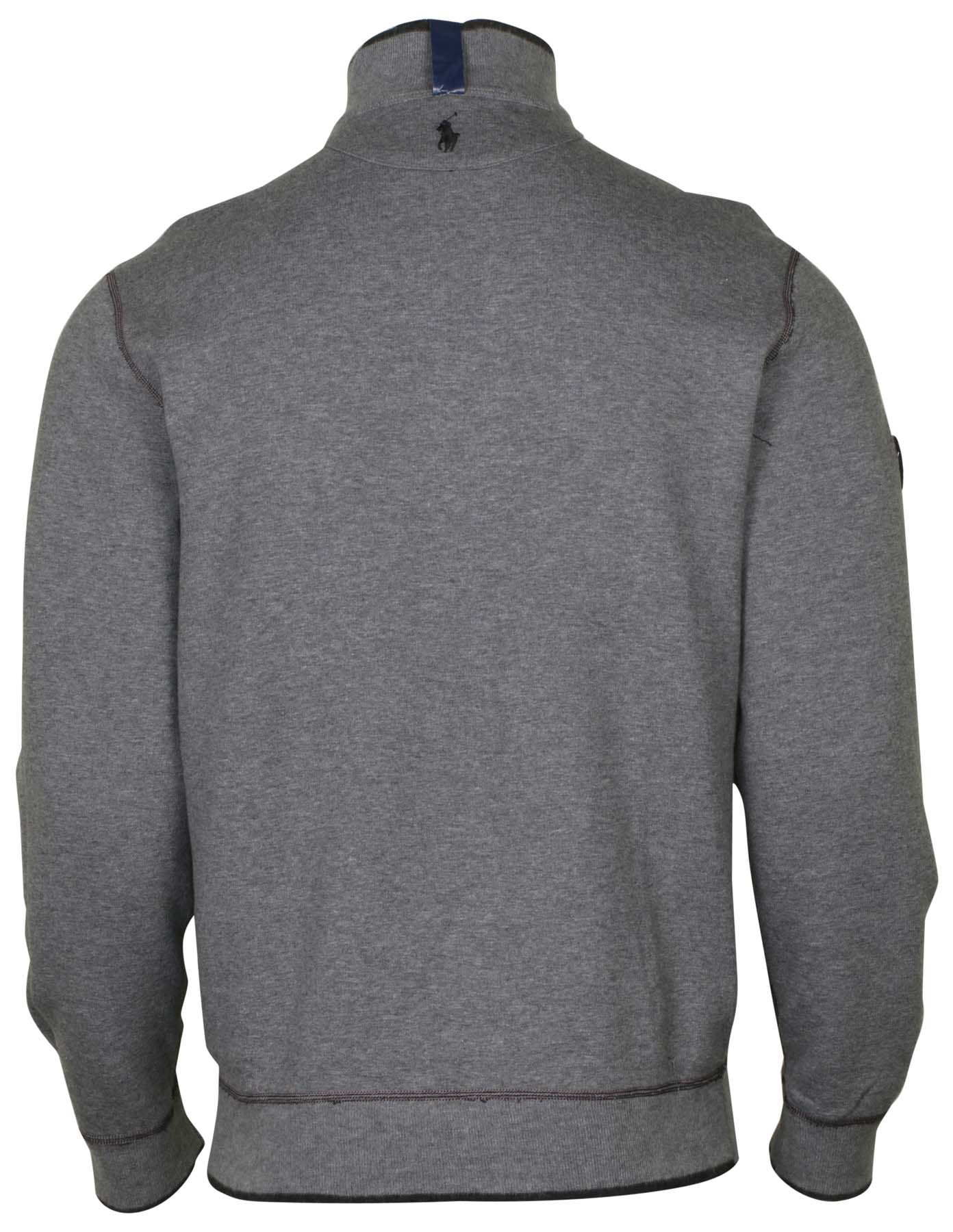 Download Polo RL Men's Reversible Estate Half Zip Mock Sweatshirt ...