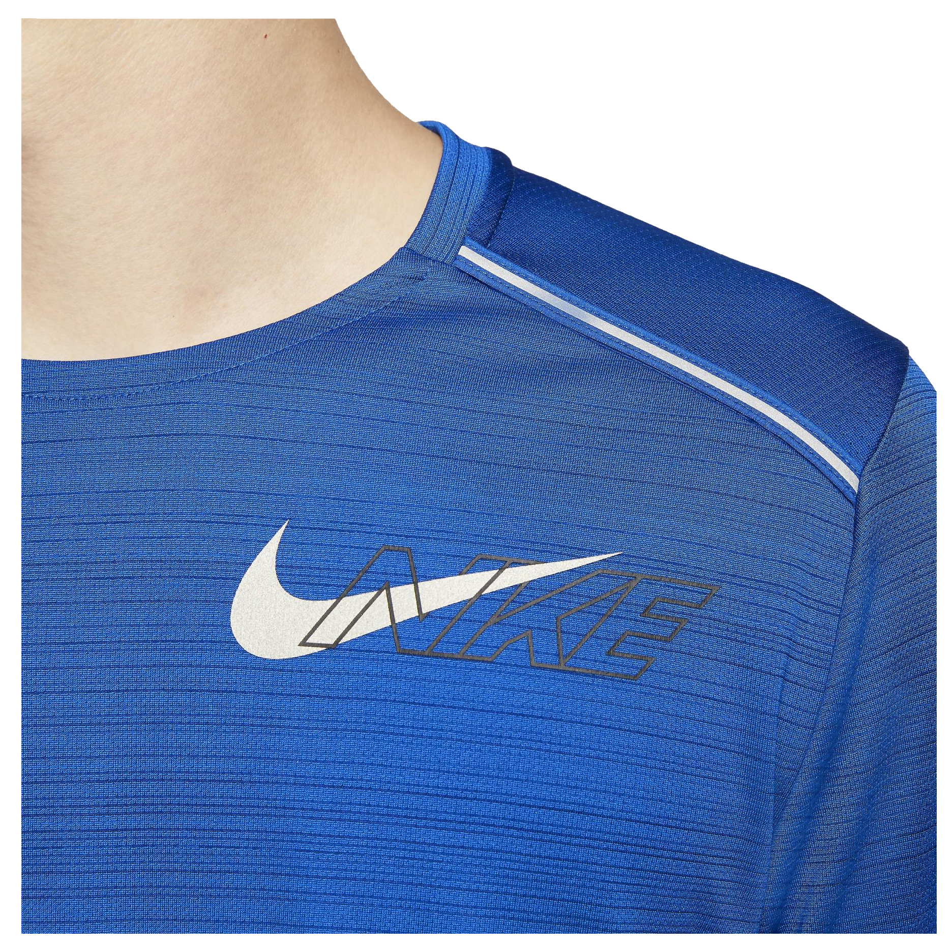 Nike Men's Dri-Fit Miler Long Sleeve Flash Running Shirt | eBay