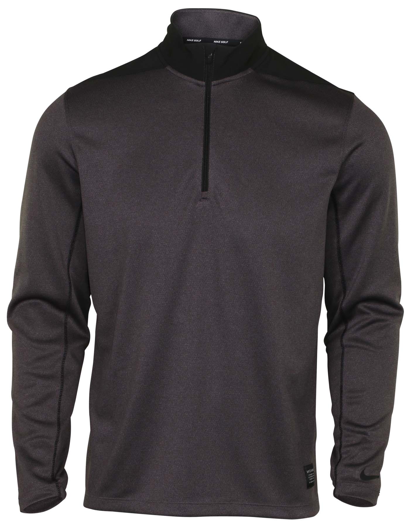 nike dri fit half zip golf top mens