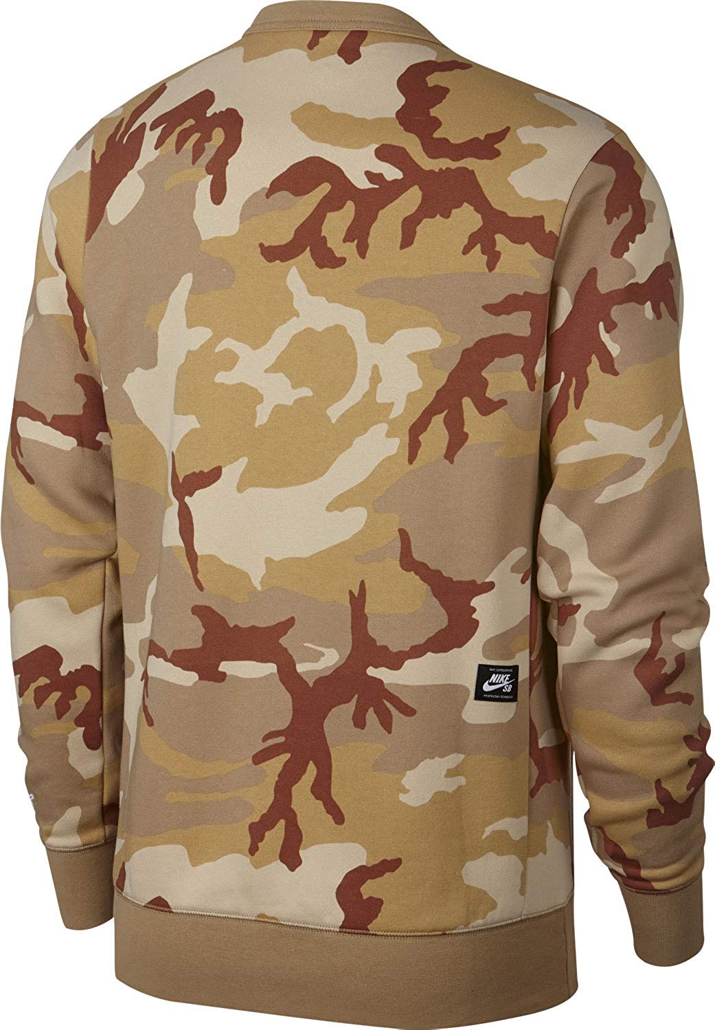 Nike Men's SB Icon Camo Print Crew Sweatshirt | eBay