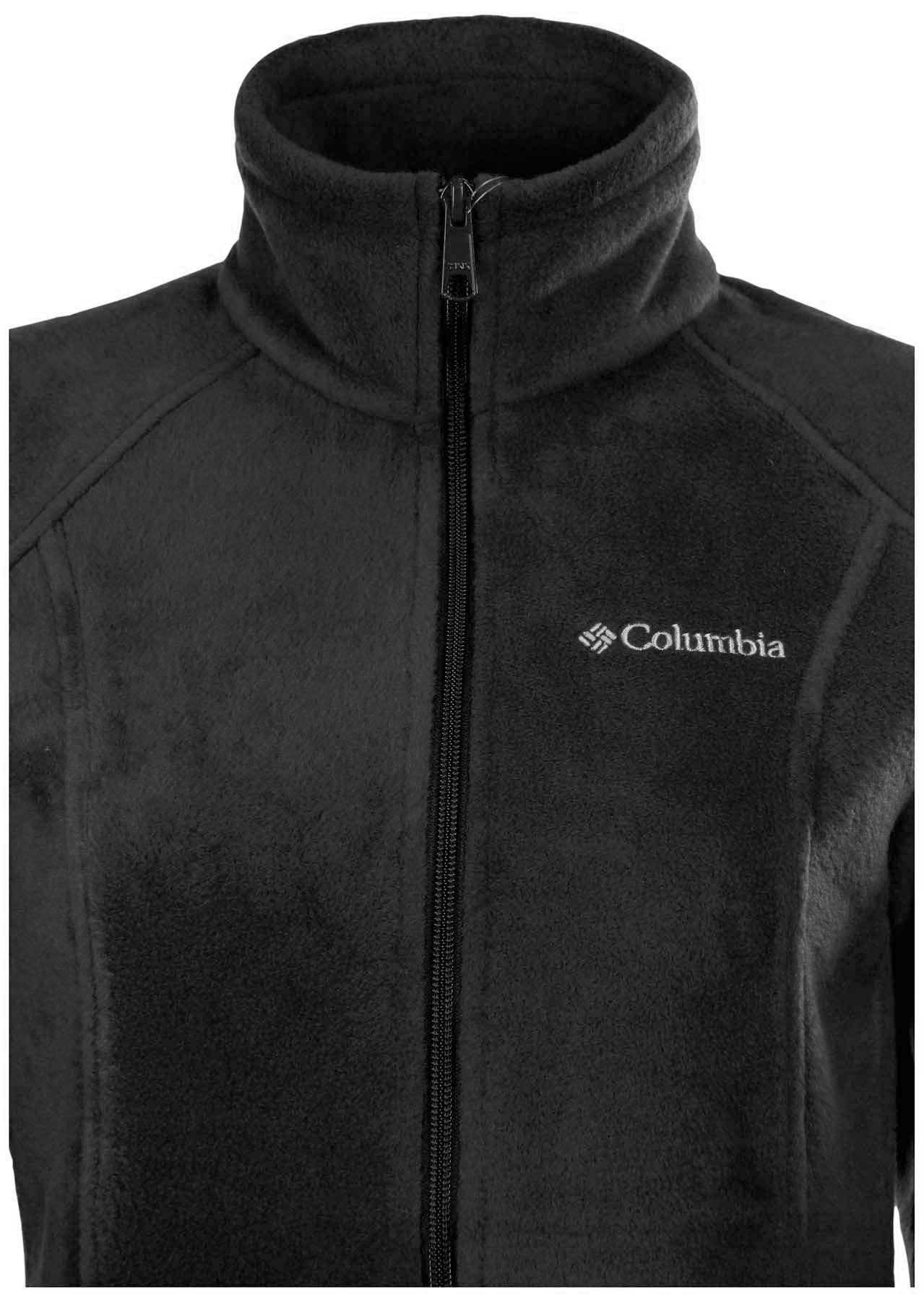 women's black columbia fleece jacket