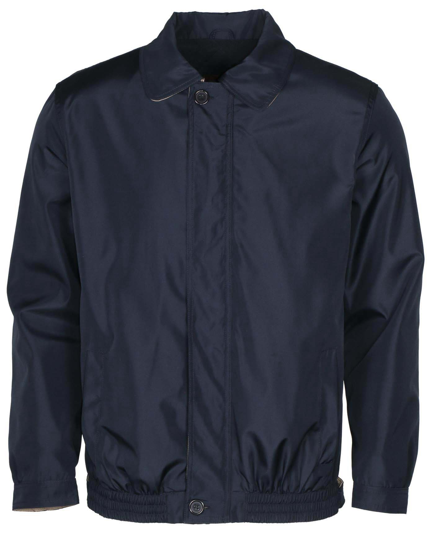 Men's Water Resistant Lightweight Paneled Harrington Jacket by 9 Crowns ...
