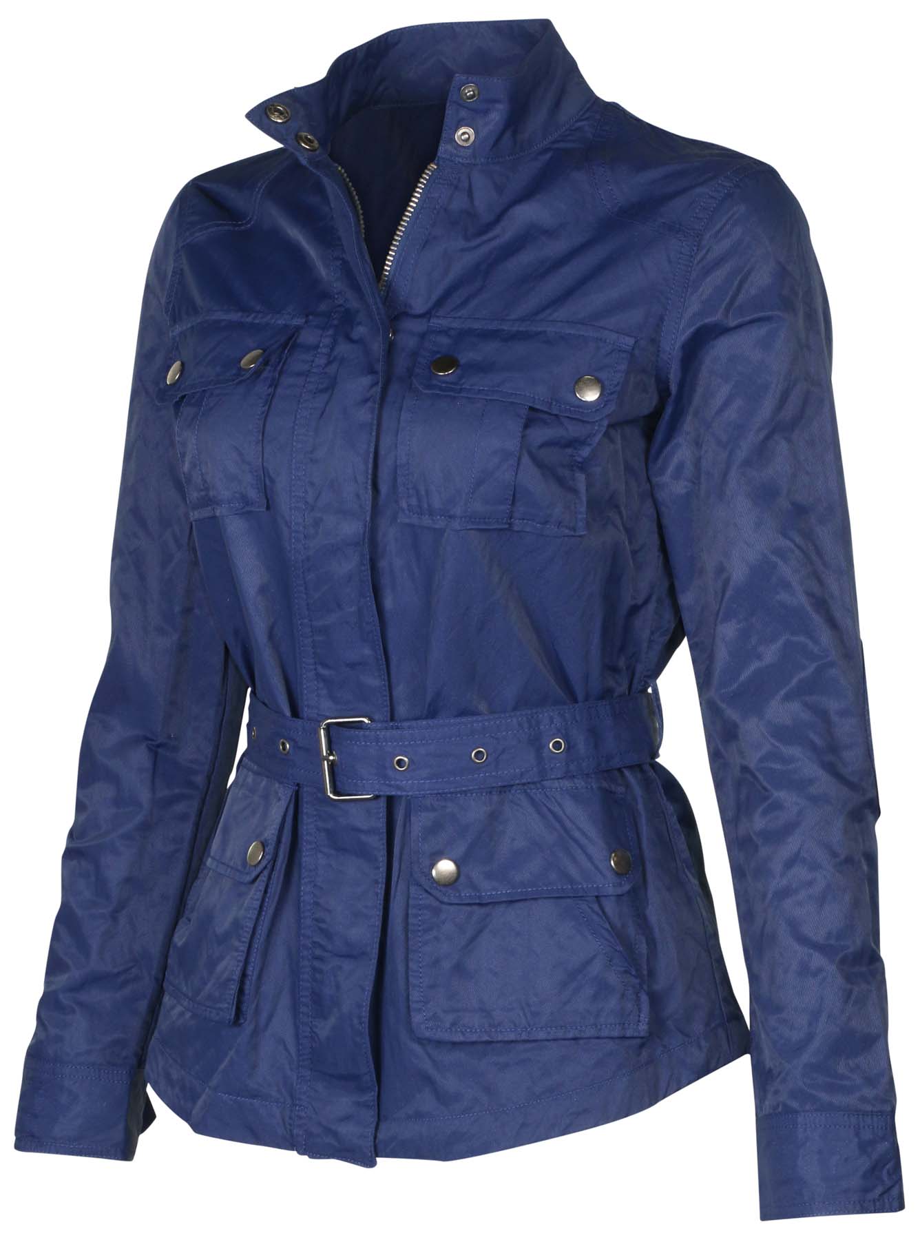 G.I.L.I. Women's Belted Nylon Jacket with Pockets | eBay