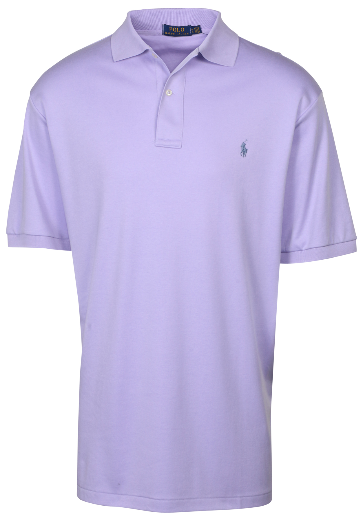 Polo Ralph Lauren Big and Tall Mens Purple Soft Cotton Polo Shirt Size ...