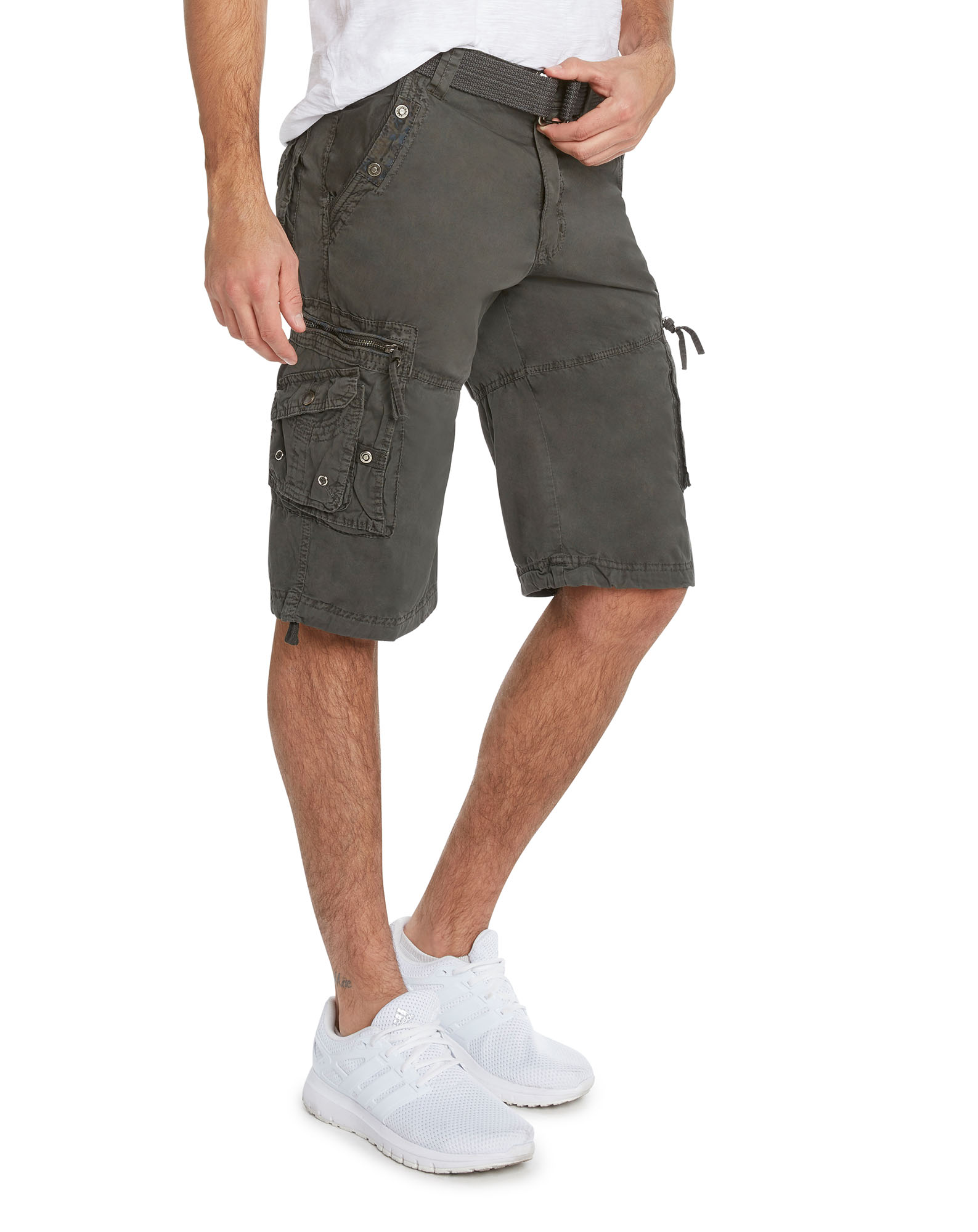 men's slim fit cotton shorts