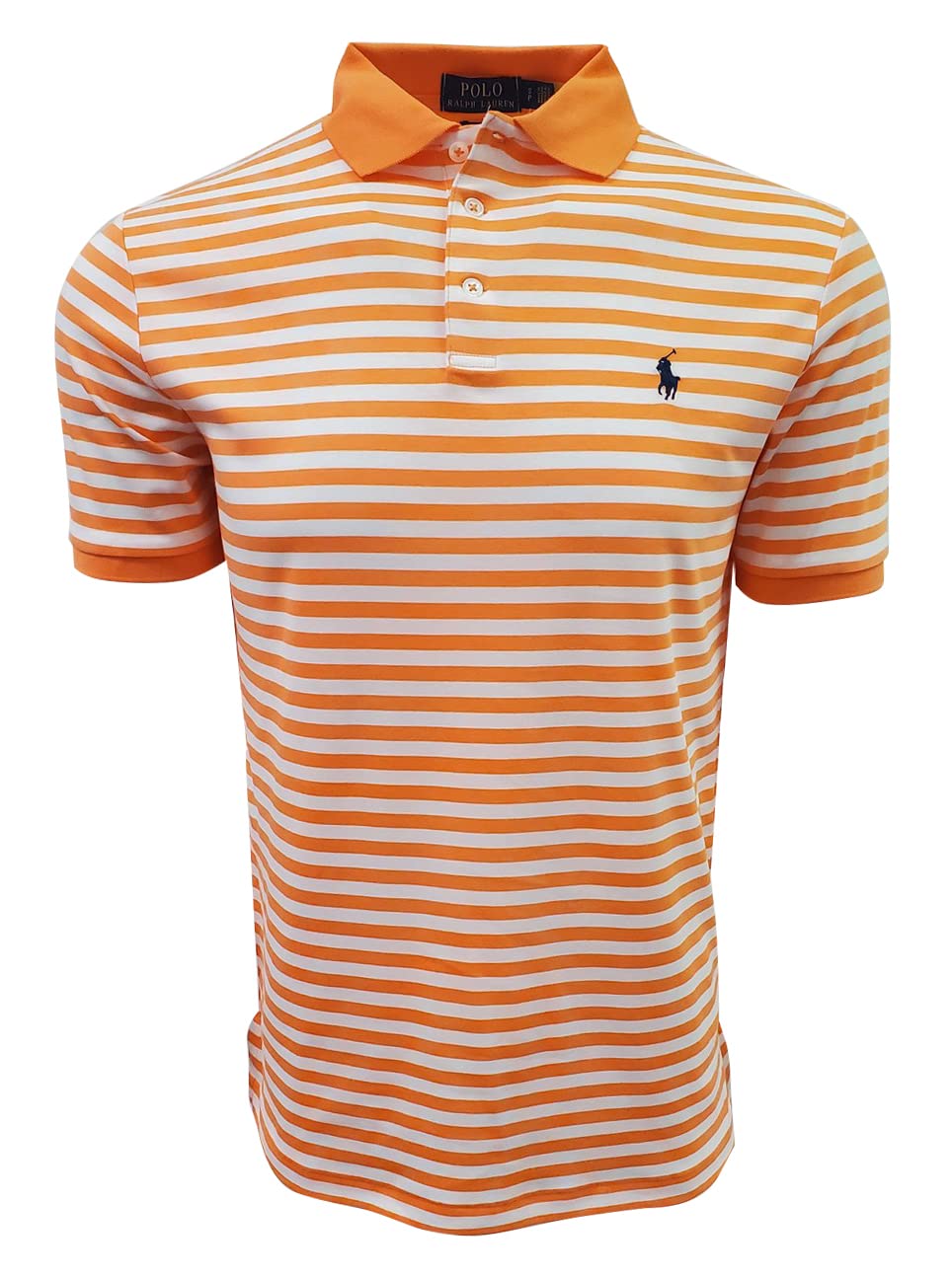 【POLO RALPH LAUREN】 Striped cotton polo shirt Striped cotton polo shirt in pink - Polo Ralph Lauren