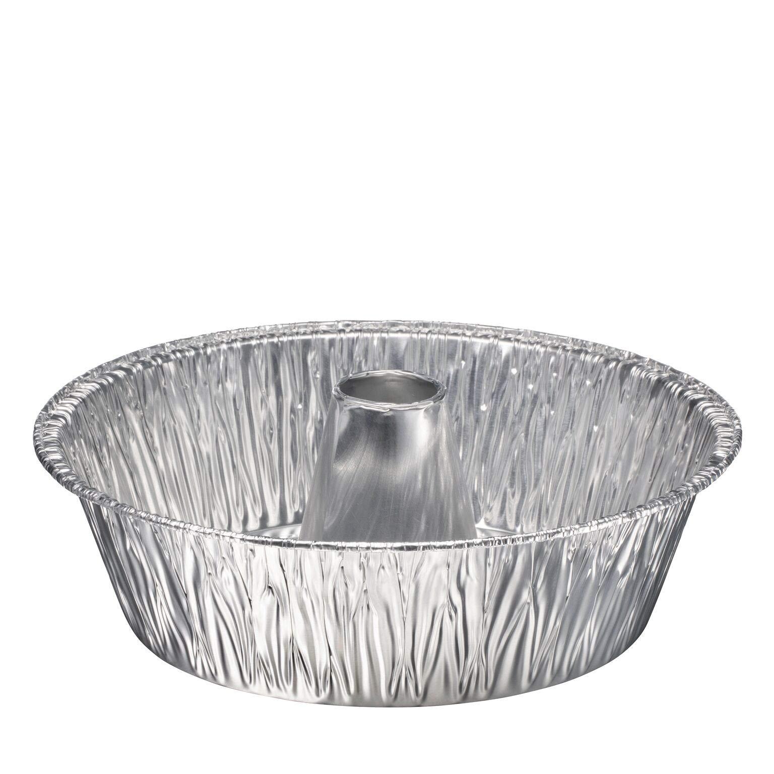 Pinkada 10 PC Bundt Cake Pan Disposable Aluminum Foil Angel Round Cake