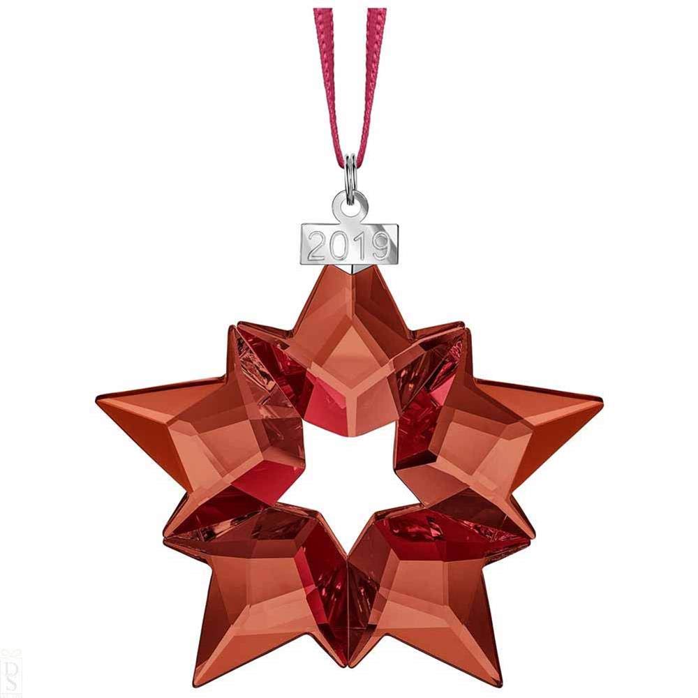 Swarovski Crystal Red Star Holiday Ornament Annual Edition 2019