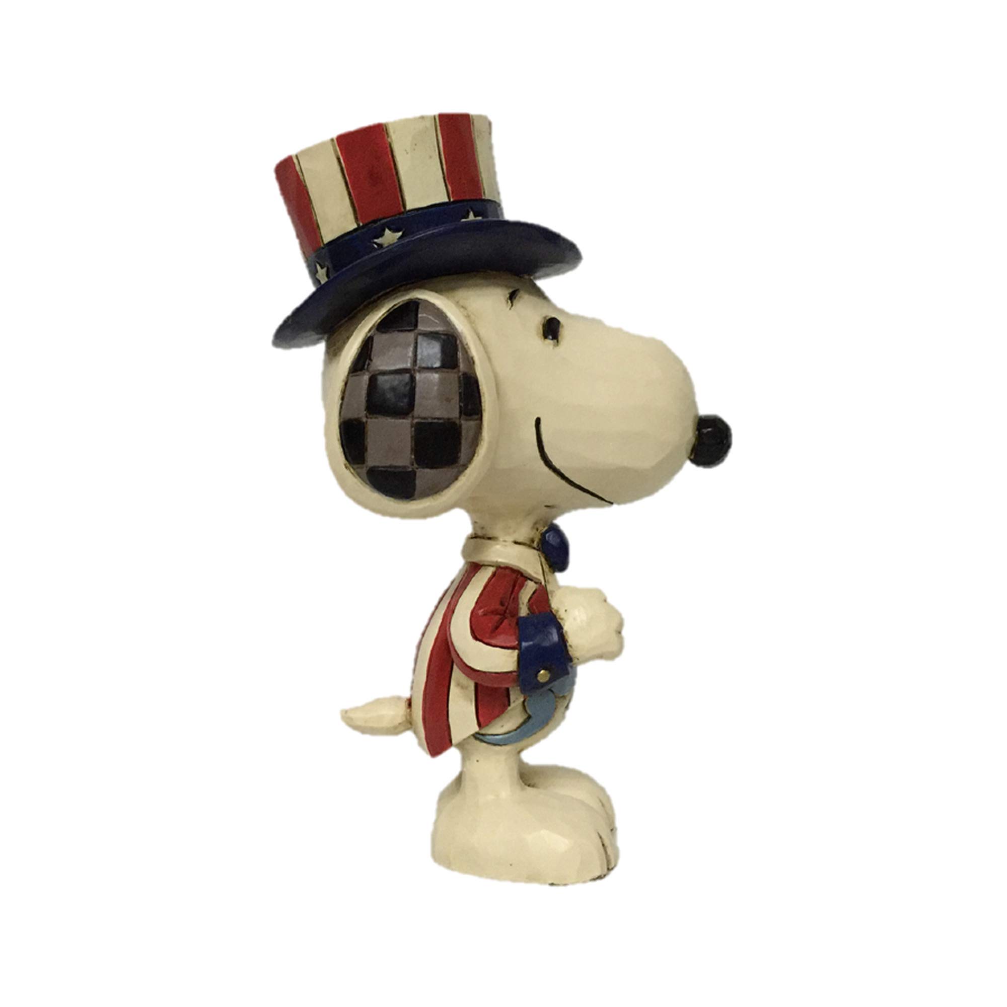 Multicolor Enesco Peanuts by Jim Shore Snoopy Holding Figurine 5.25 Inch