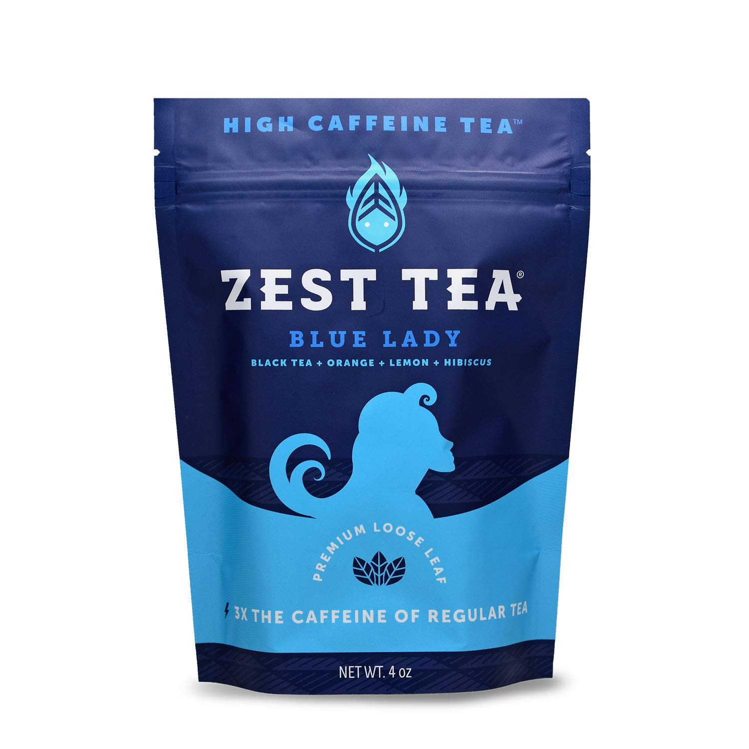 Zest Tea Premium Energy Tea, High Caffeine Coffee Substitute, Perfect For Keto