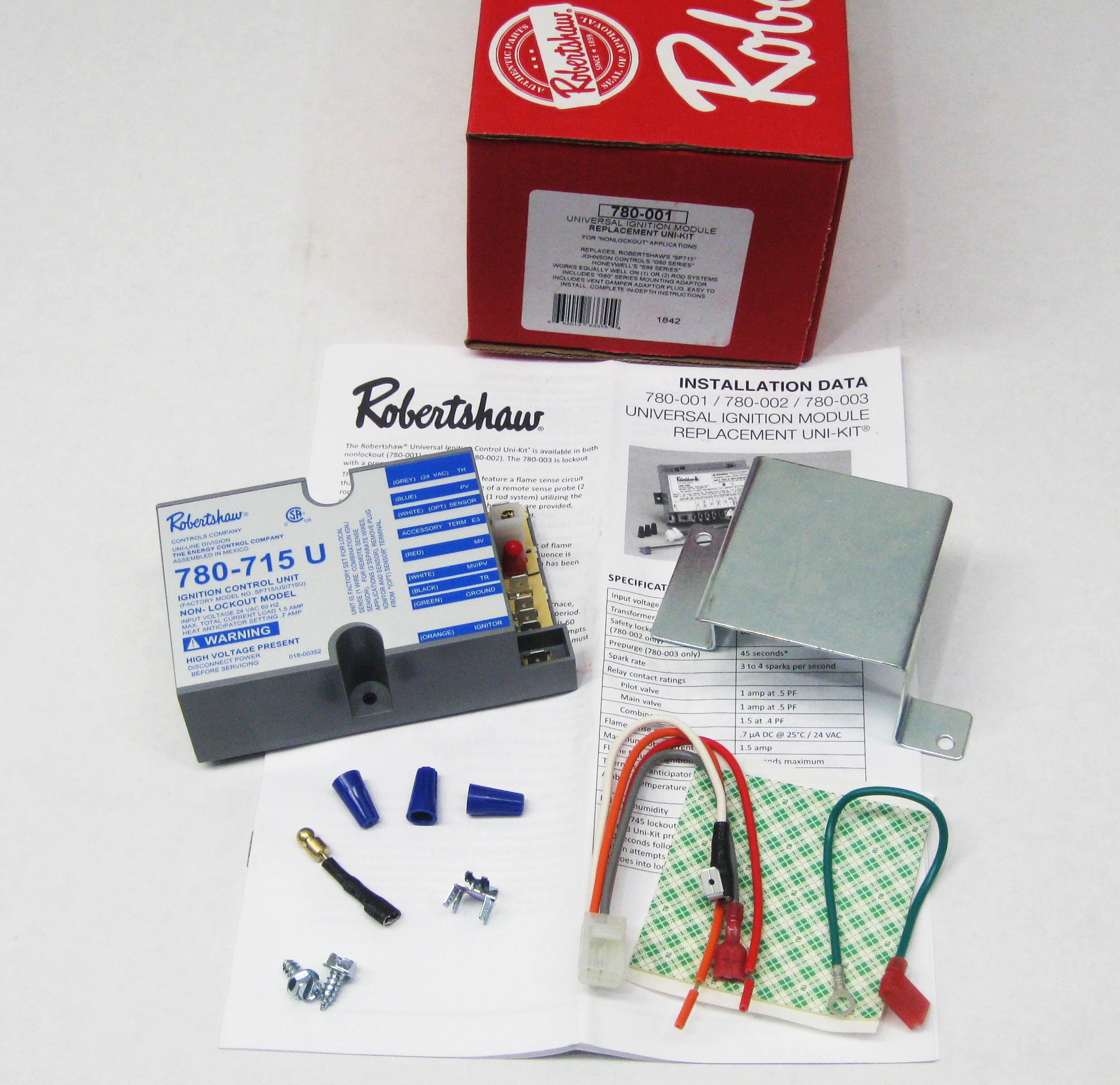 Robertshaw 780001 Furnace Ignition Module for 780715 SP715 SP715A G60