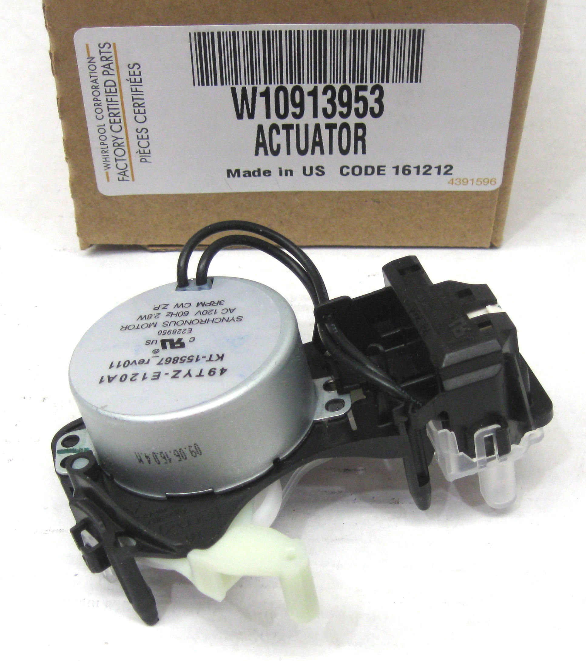 Whirlpool Washing Machine Actuator W10913953 AP6037270 PS11769864
