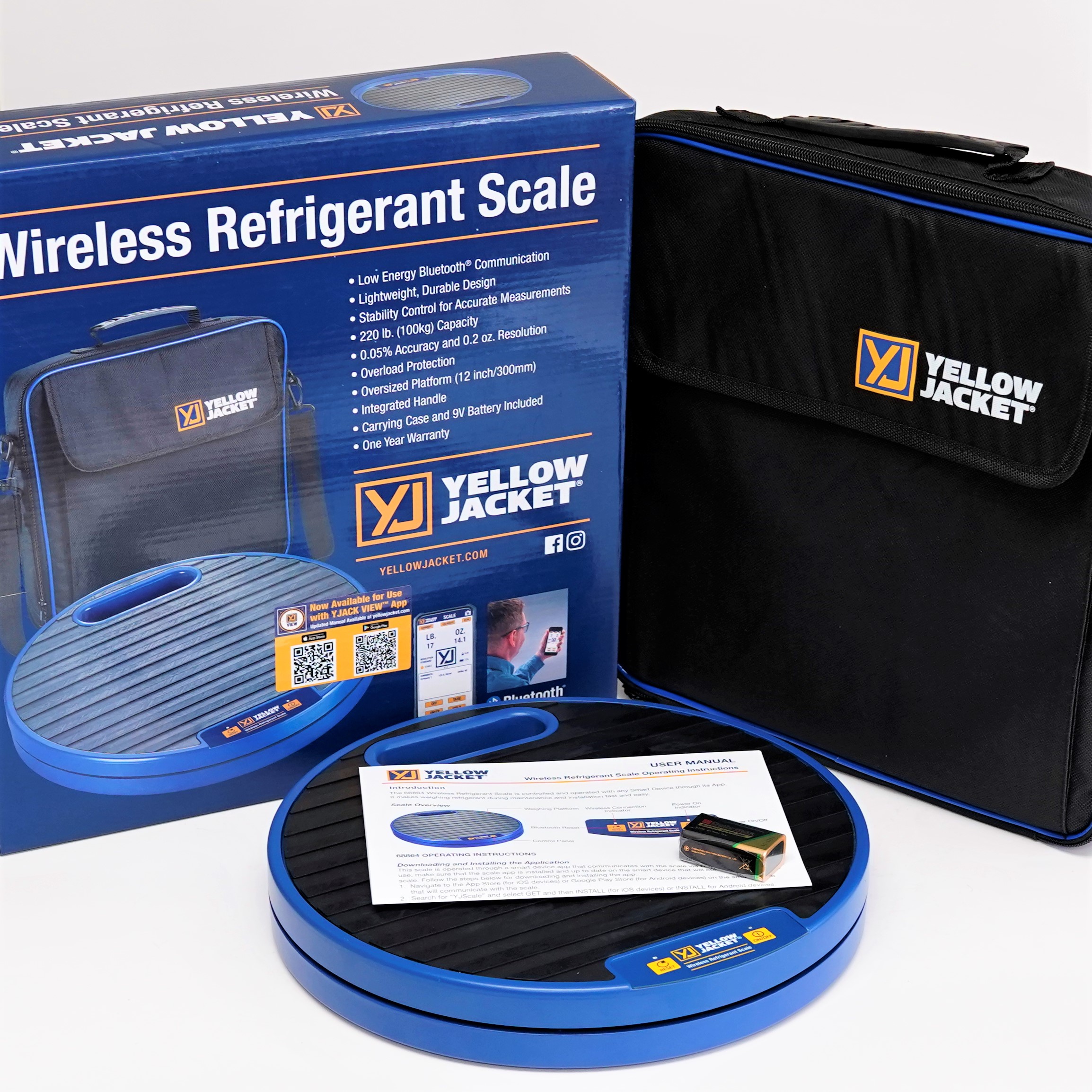 Yellow Jacket 68864 Wireless Refrigerant Charging Scale 686800688640 eBay