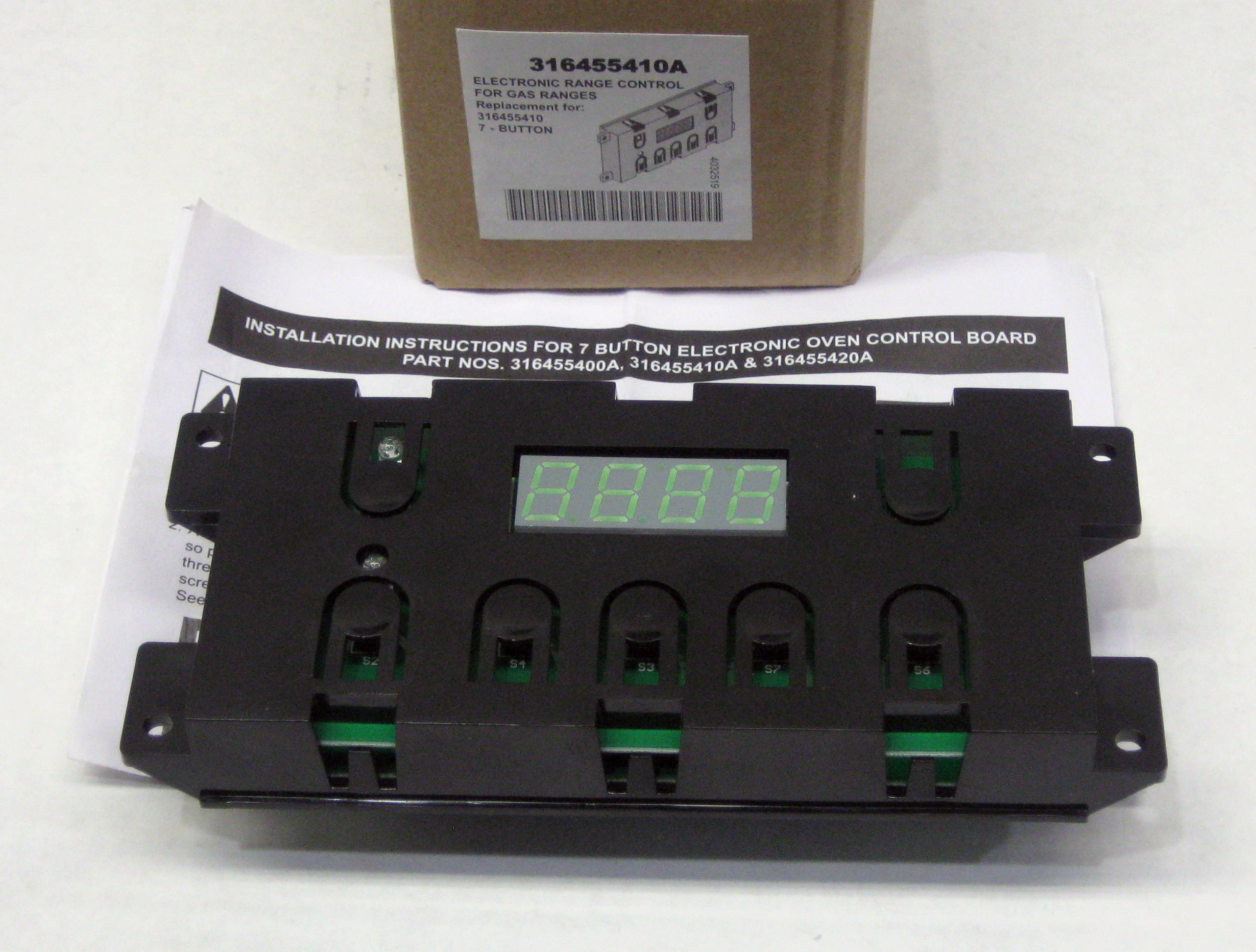 Range Oven Control Panel Clock for Electrolux 316455410 AP3959387