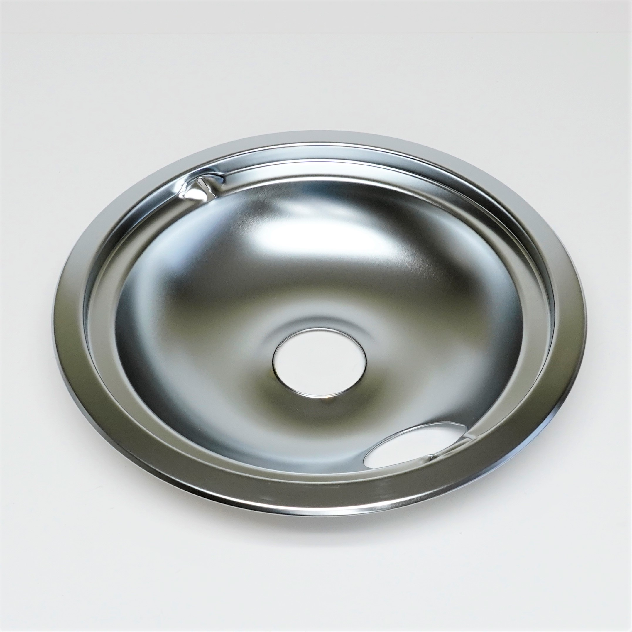 GE WB31K10266 Stove Range 8" Chrome Drip Pan Burner Bowl Large