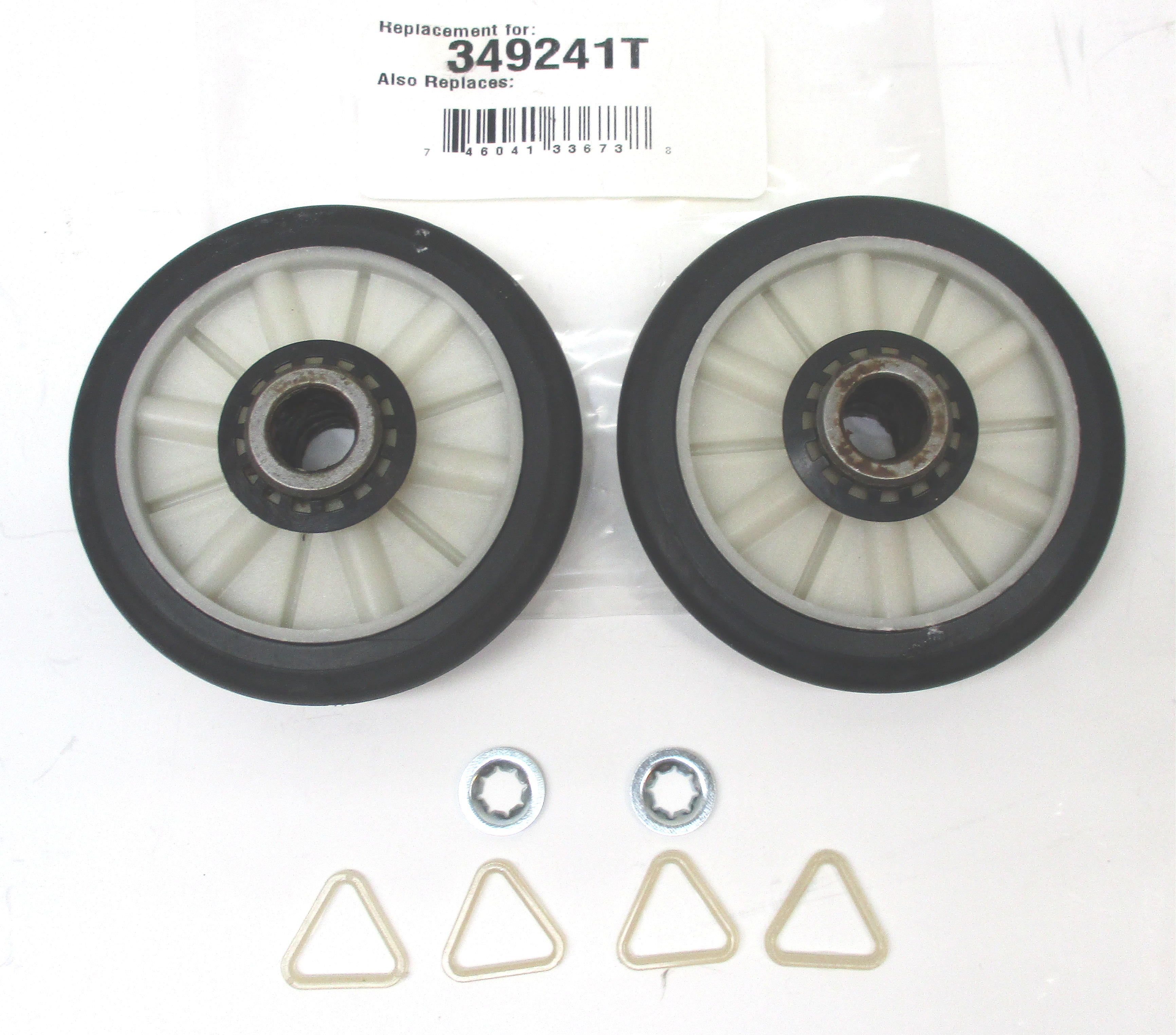 349241T Dryer Drum Roller New for Whirlpool Kenmore AP3098345 PS347627