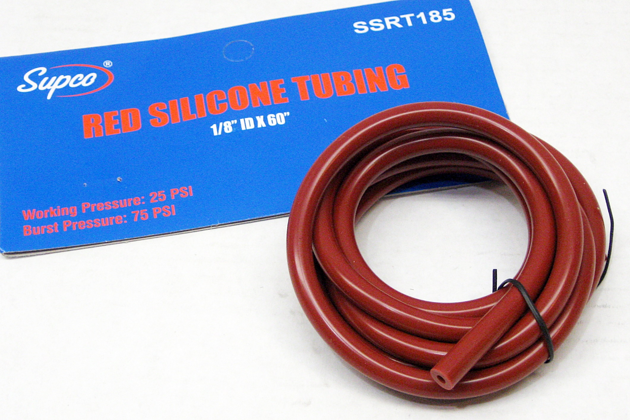 SSRT185 Supco Silicone Red Rubber Air Tubing Hose for Furnace Pressure