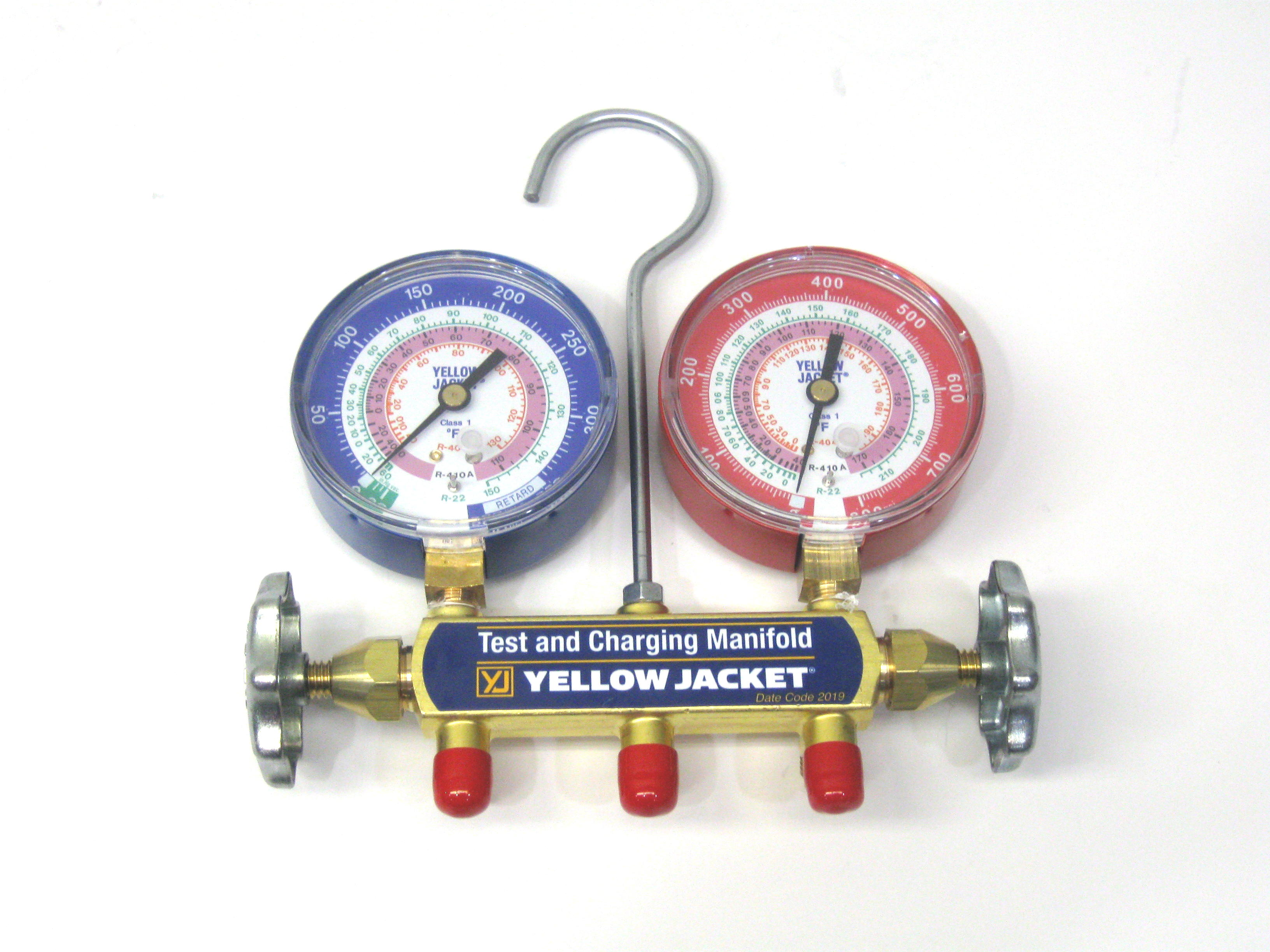 Yellow Jacket Manifold Gauge 42001 No Hoses for R22 R410A R404A 31/8