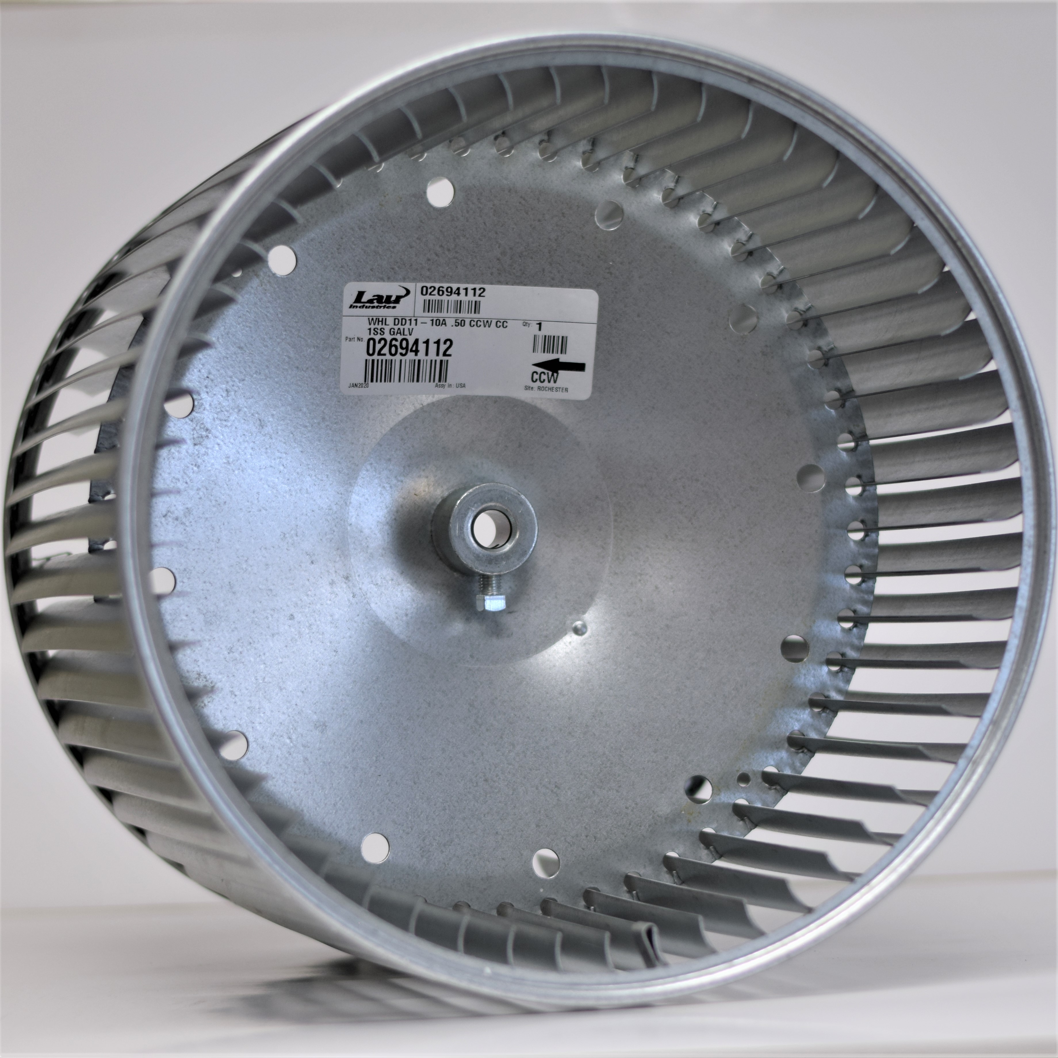 02694112 Lau DD1110A Blower Wheel Squirrel Cage 113/4" x 105/8" x 1