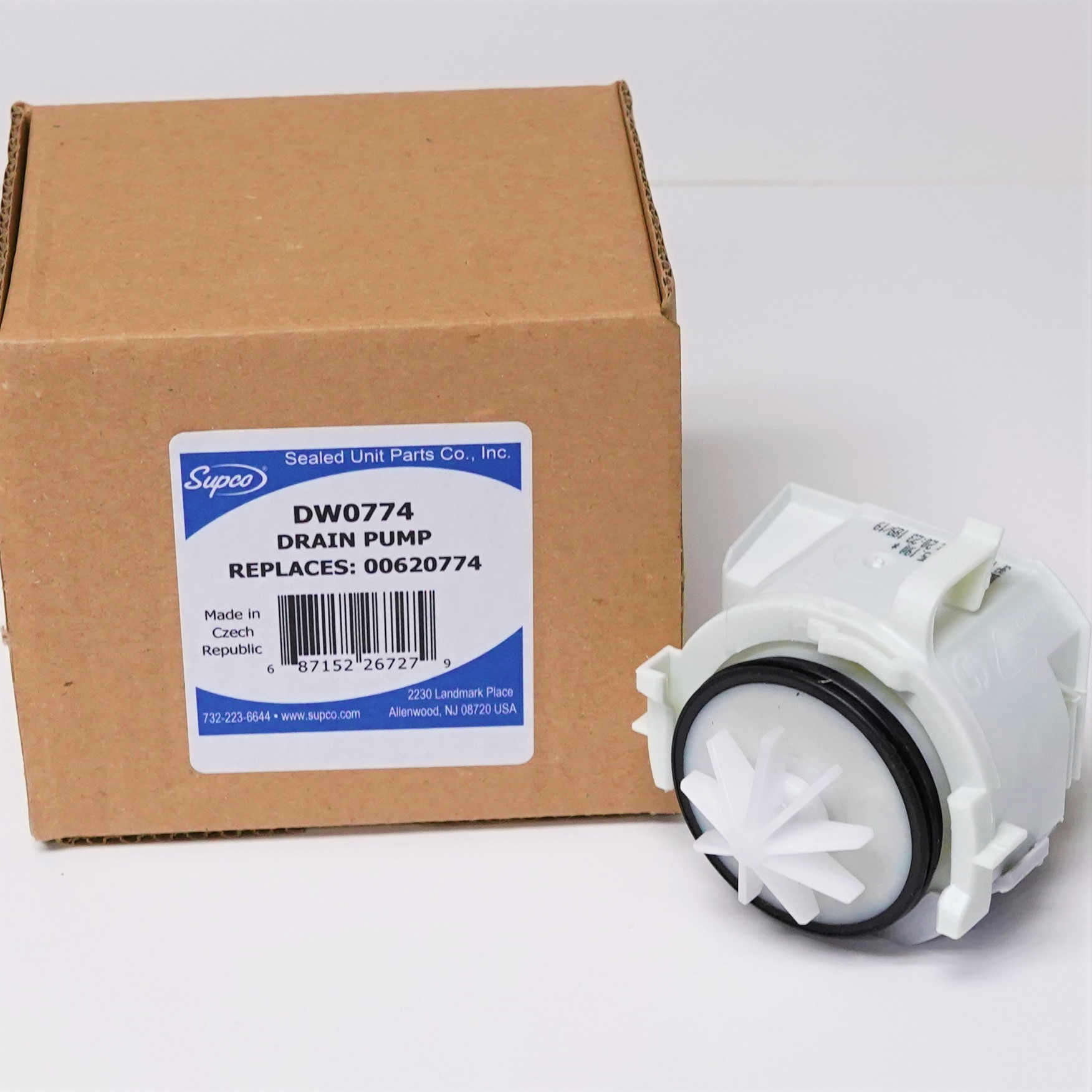 UPGRADED 00620774 Dishwasher Drain Pump Motor Assembly Compatible
