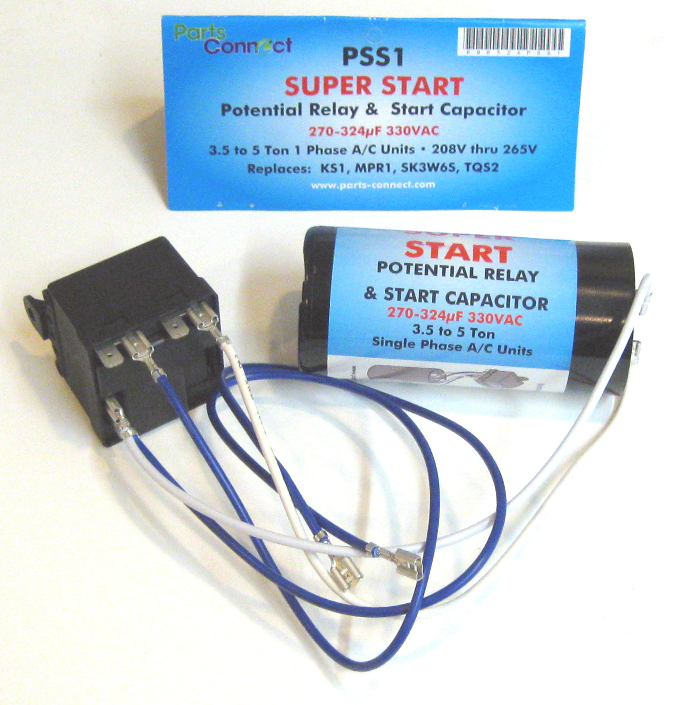 HVAC Air Conditioning Super Torque Kick Start Potential Relay