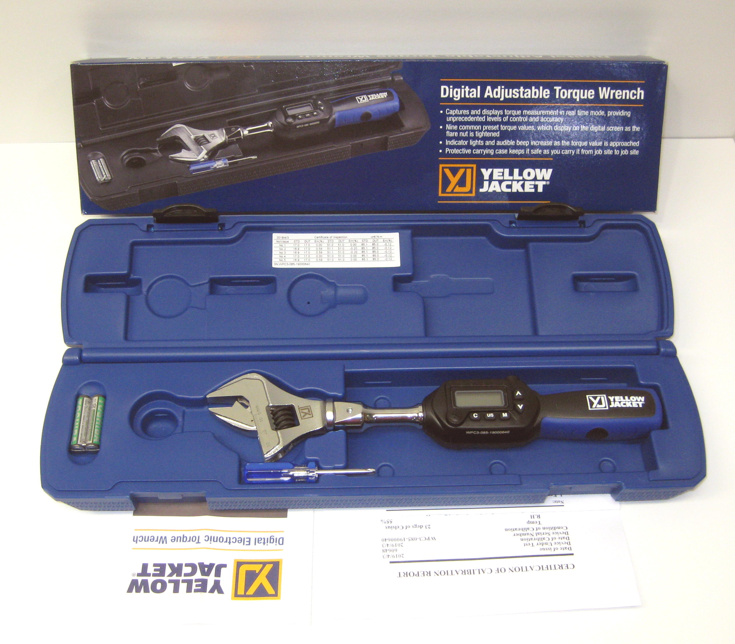 Yellow Jacket 60648 Digital Torque Wrench 686800606484 eBay