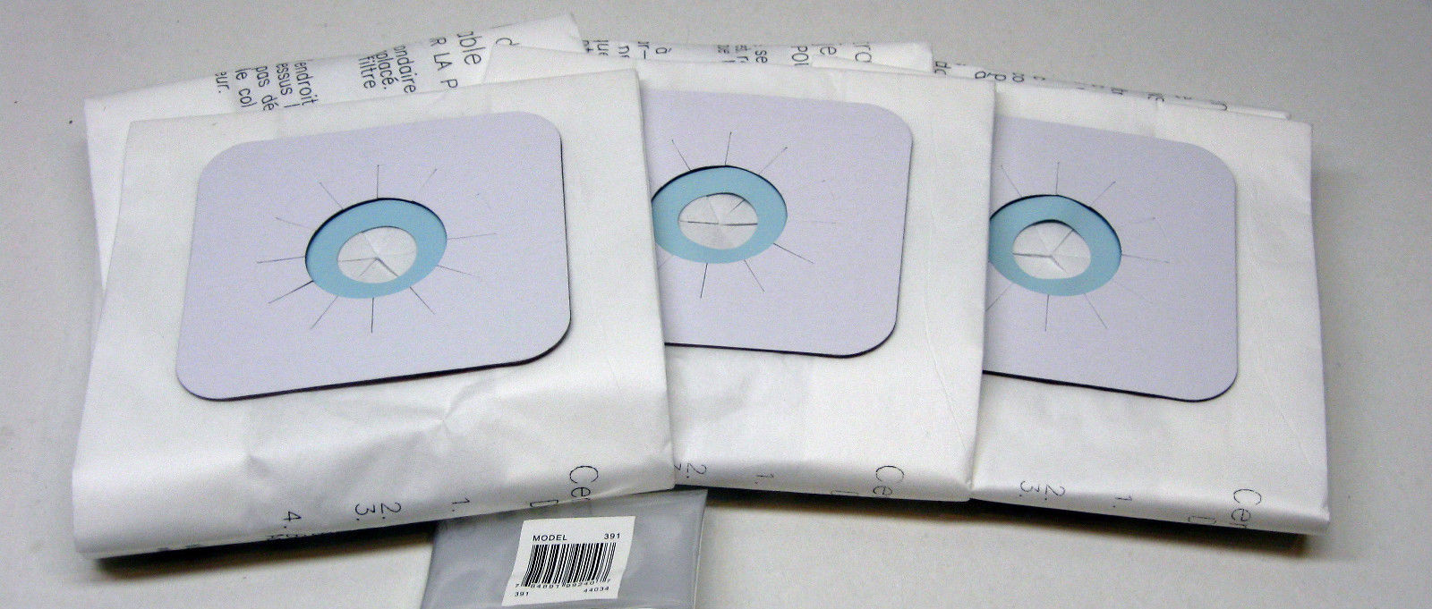 391 Nutone Vacuum Cleaner Bags 3 Per Package Genuine OEM 6 Gallon eBay