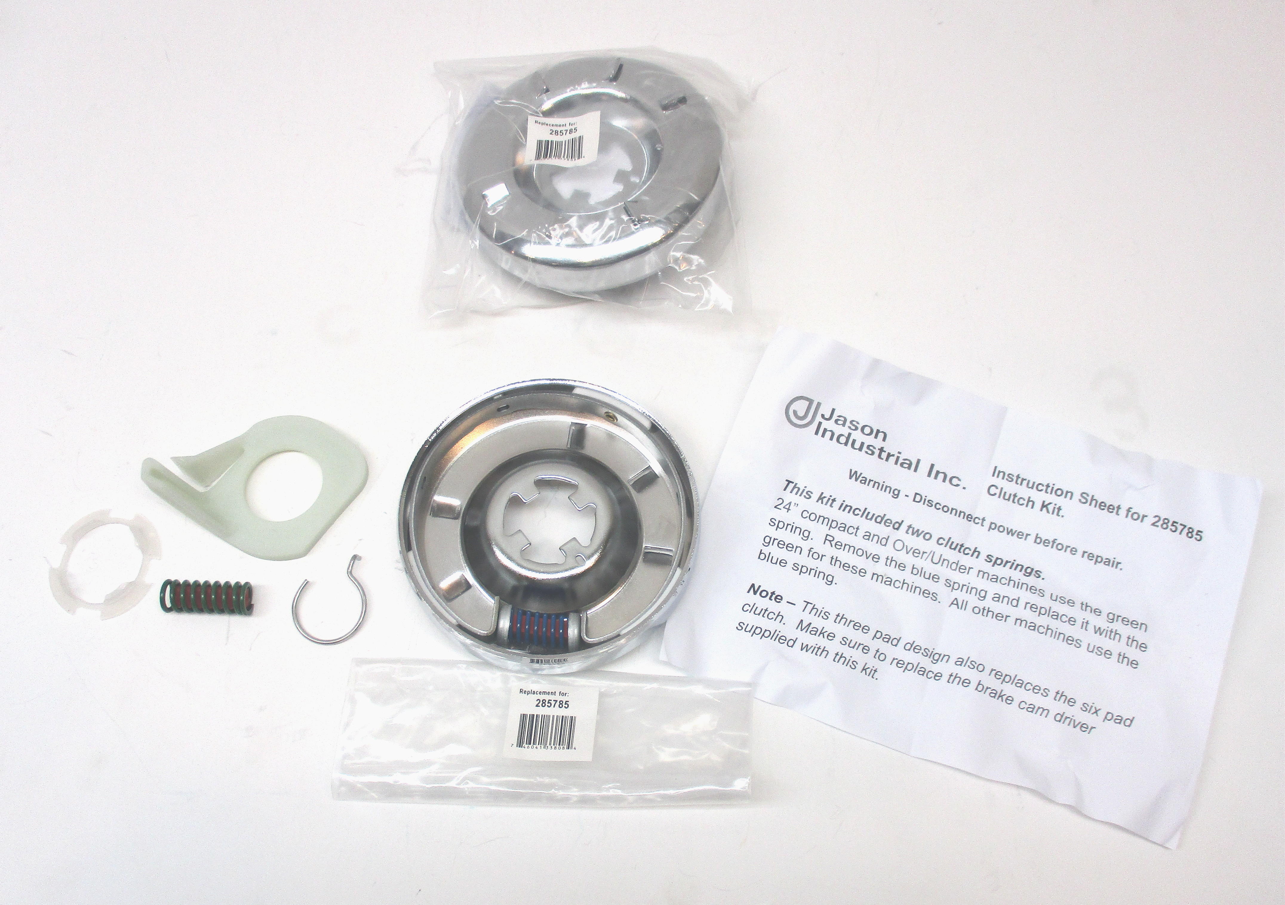 285785 2pk for Whirlpool Kenmore Washer Washing Machine Clutch