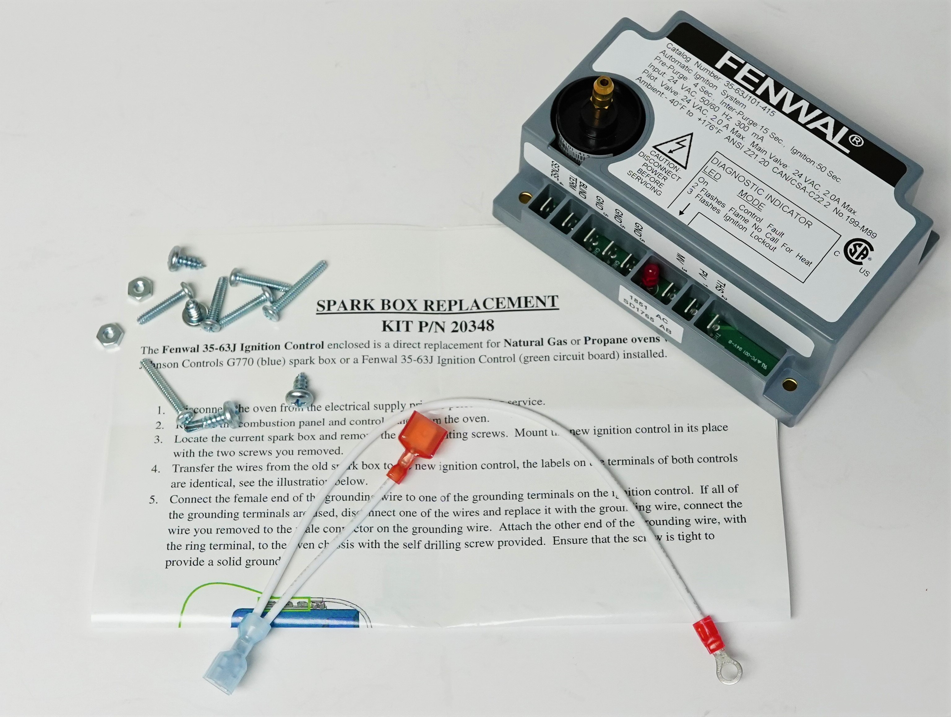 HVAC Parts Fenwal Johnson Replacement OEM 3563J101415 HVAC Controls