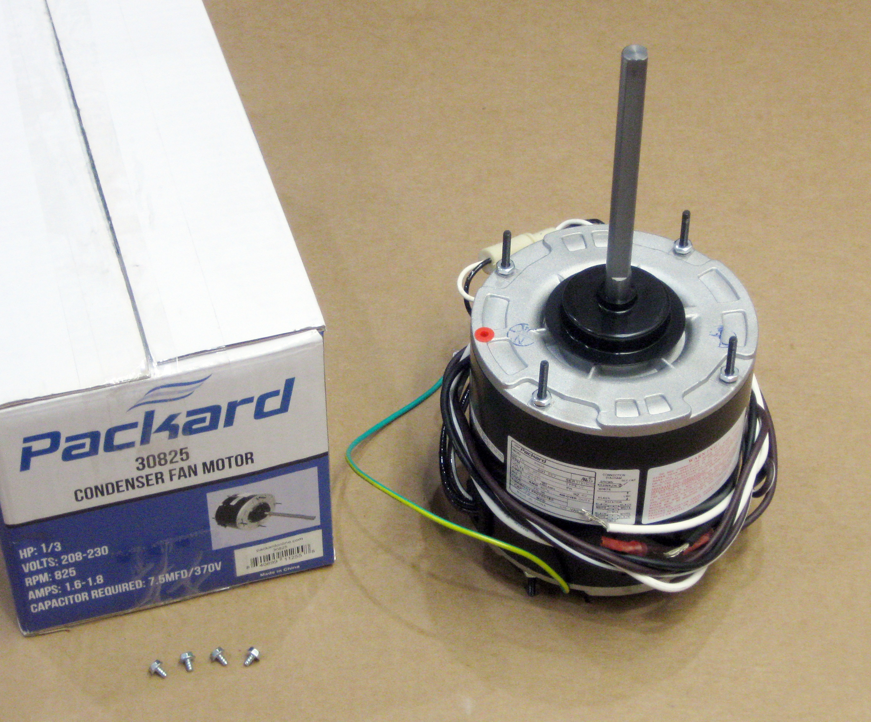 Air Conditioner Condenser Fan Motor 1 3 Hp 825 Rpm 5 8