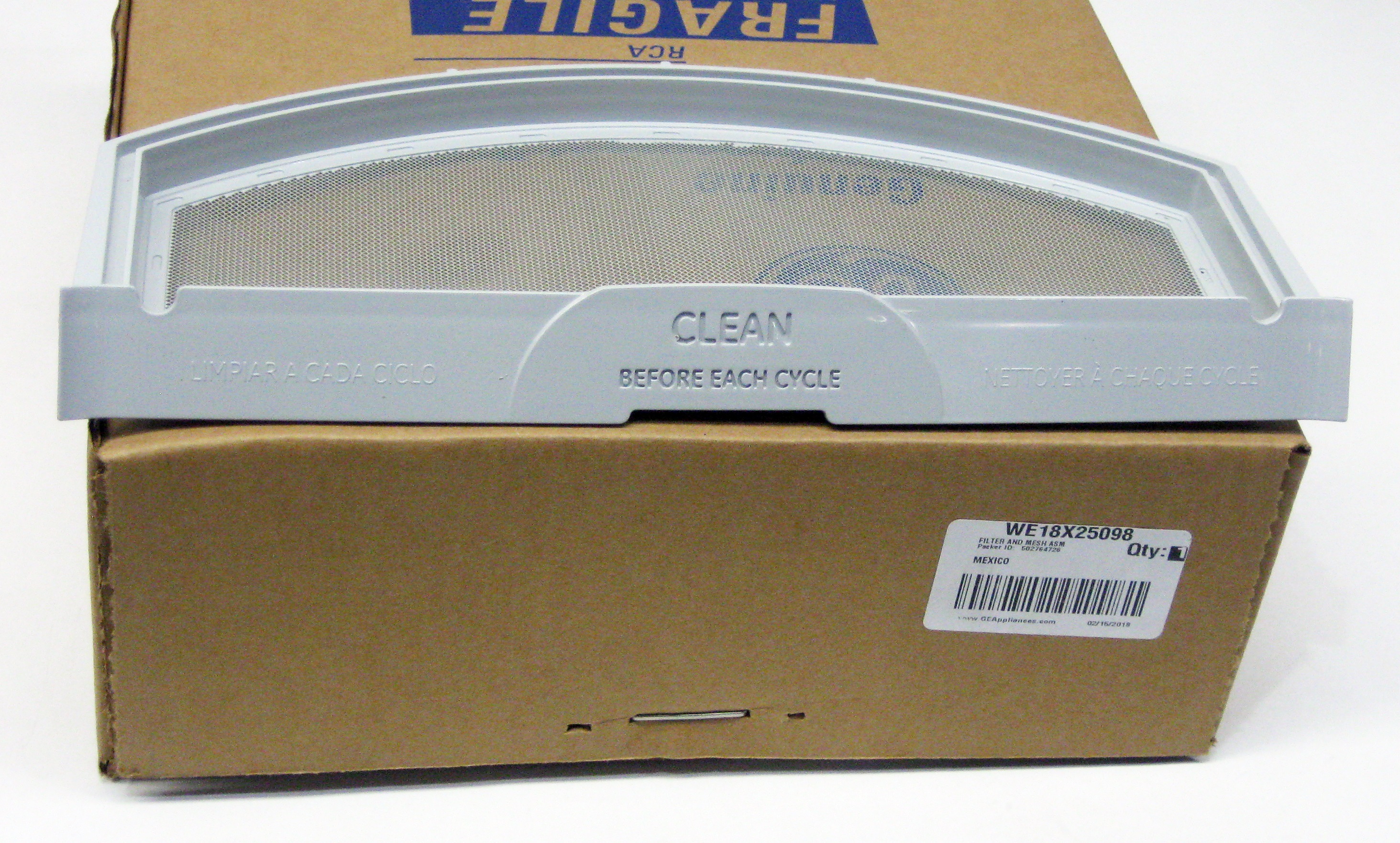 GE WE18X25098 Dryer Lint Screen Filter AP6279482 PS12171188