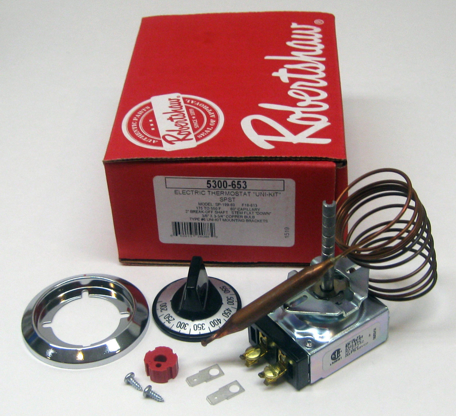 5300653 Robertshaw Cooking Oven Electric Thermostat 461254 Vulcan