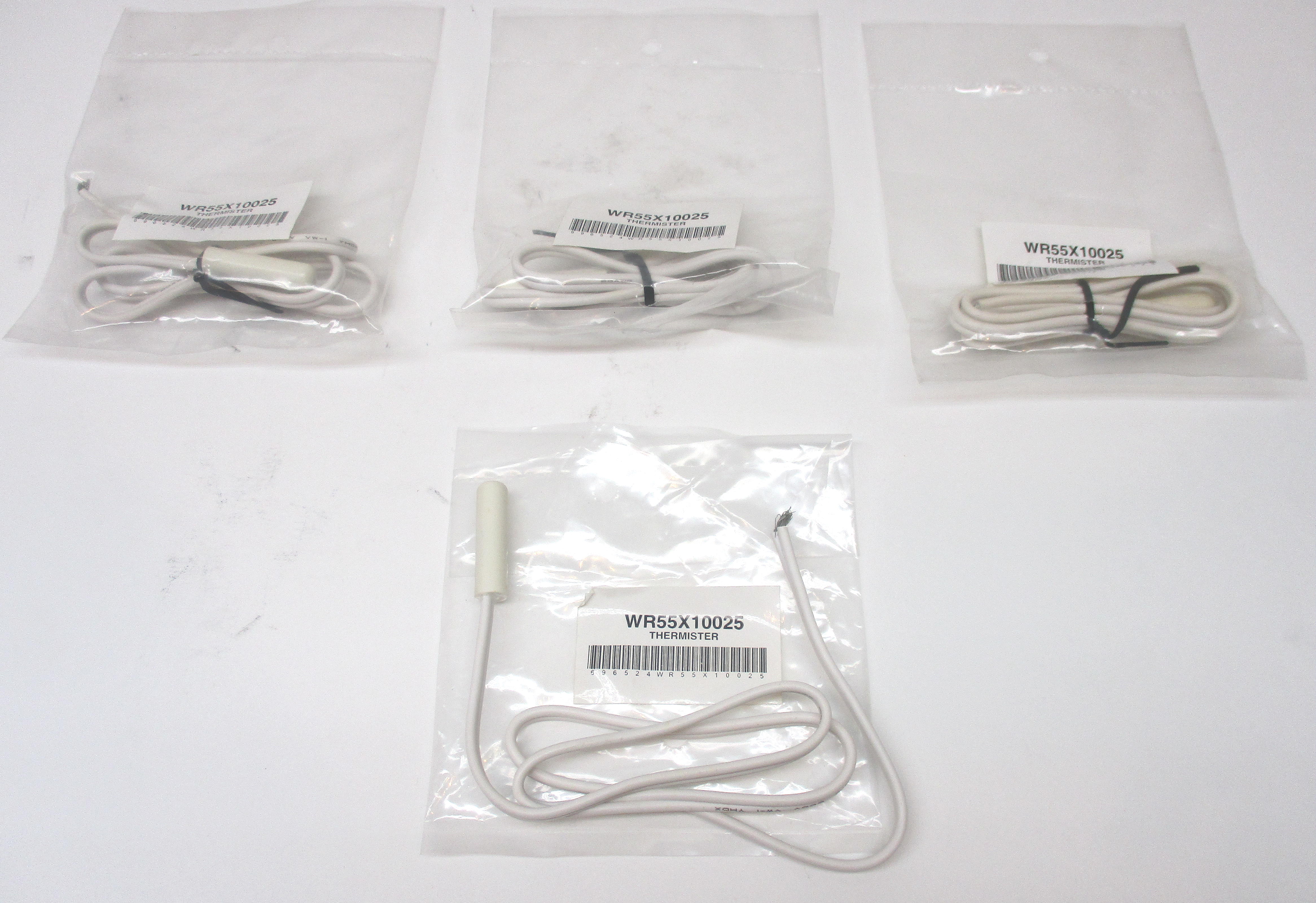 WR55X10025 4pk for GE Refrigerator Temperature Sensor Thermister