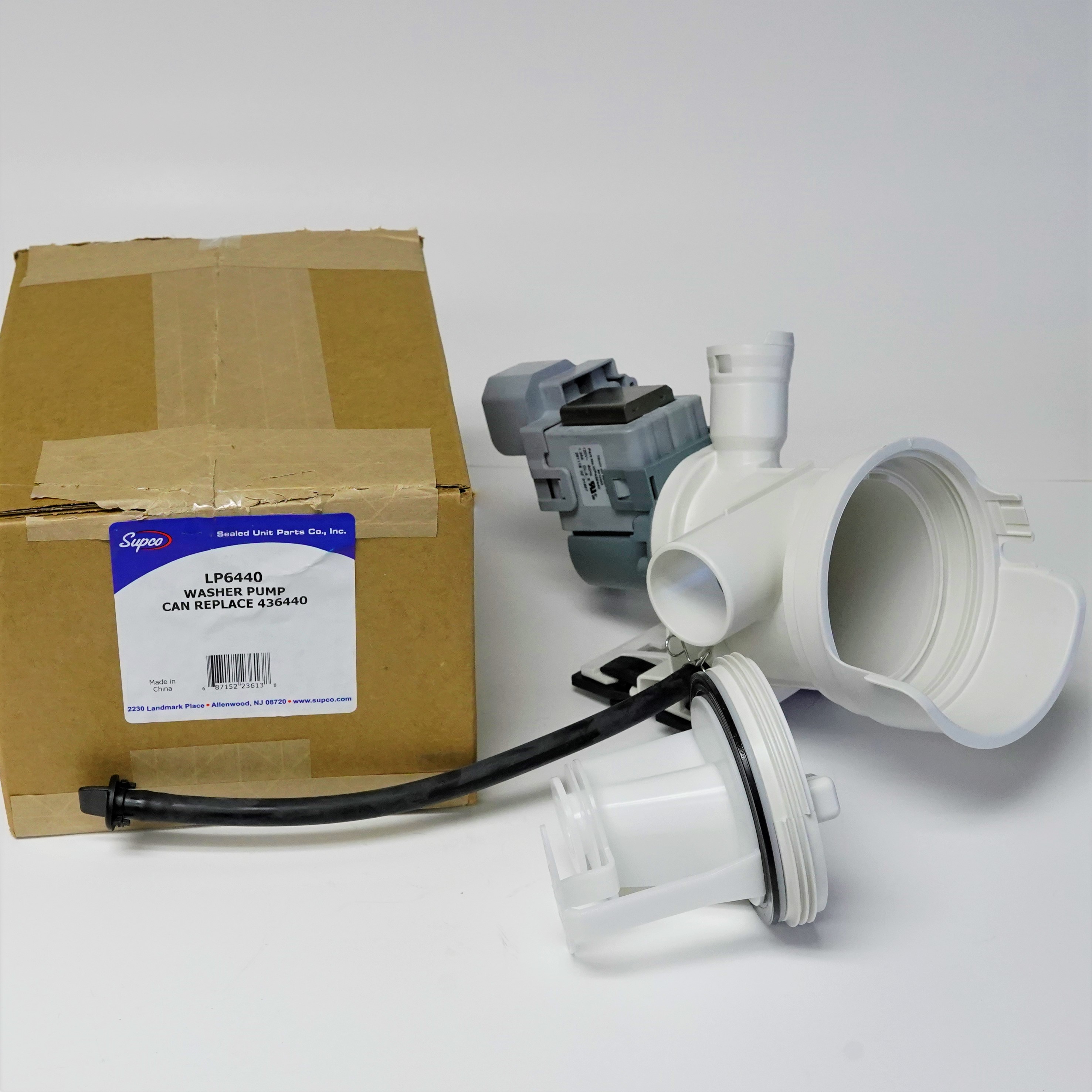 Supco Lp6440 Washing Machine Water Drain Pump For Bosch 00436440