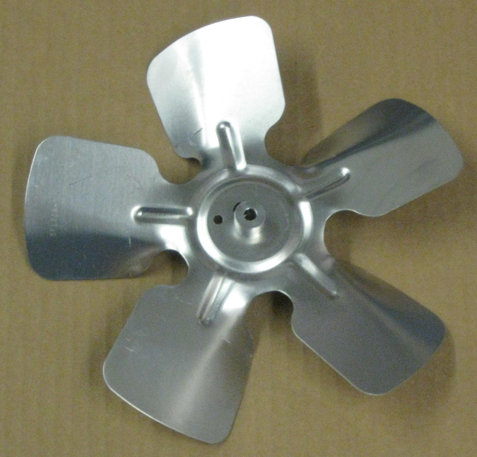 A65926 Metal Fan Blade 9" Diameter 5 Blades 1/4" Bore Hub CCW 26 Degree