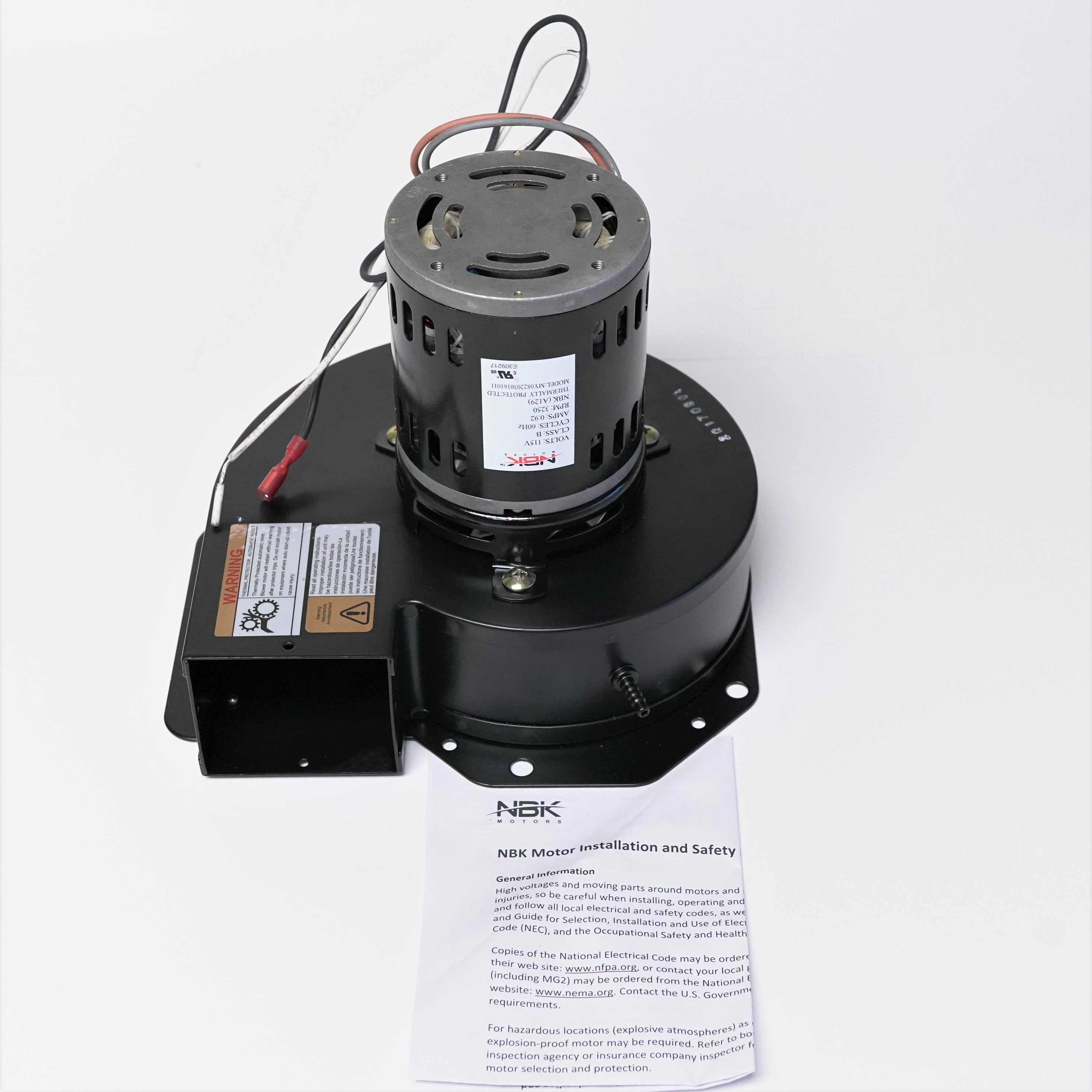 Furnace Draft Inducer Motor for Amana 11009003 70219064 70219259