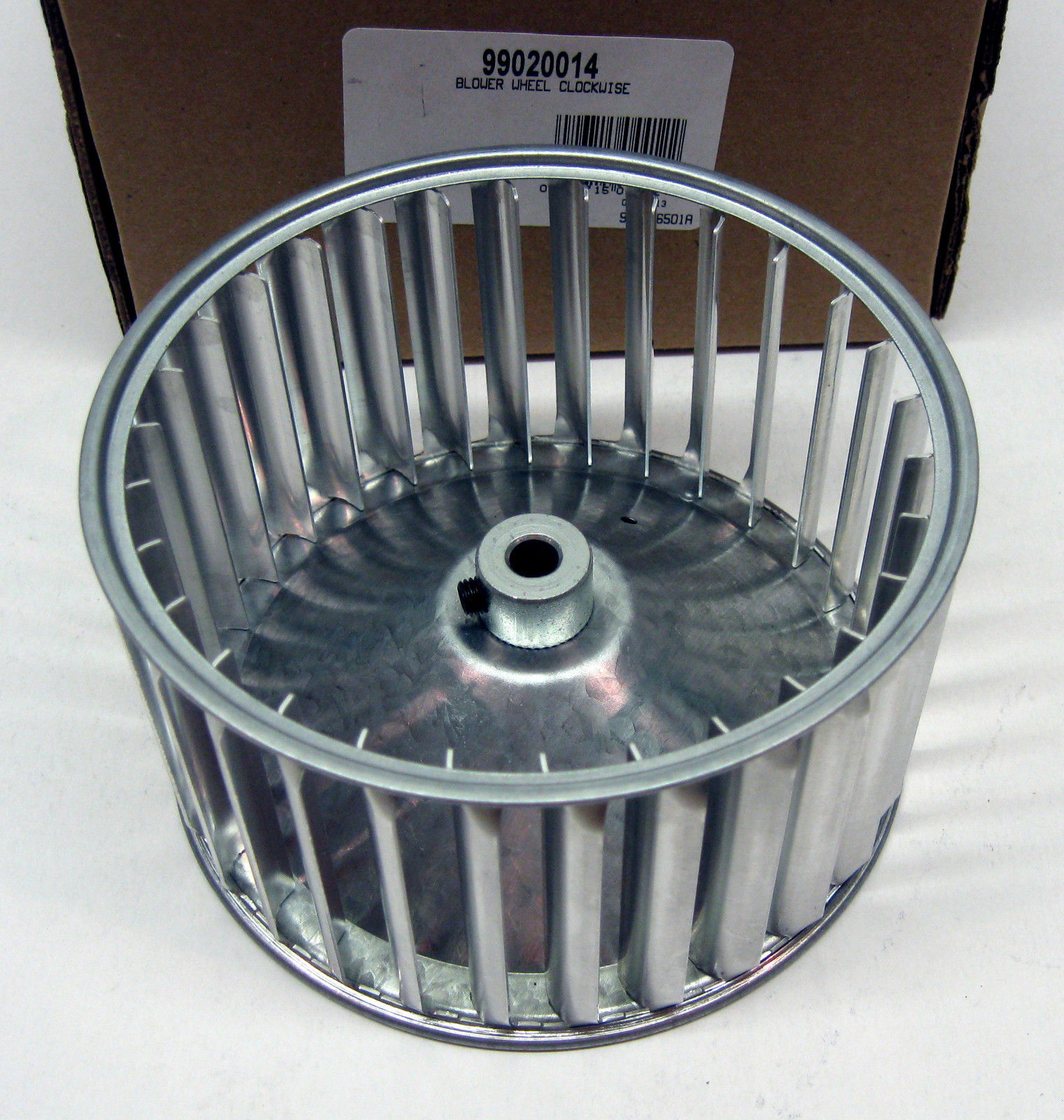 HVAC squirrel cage fan wheel