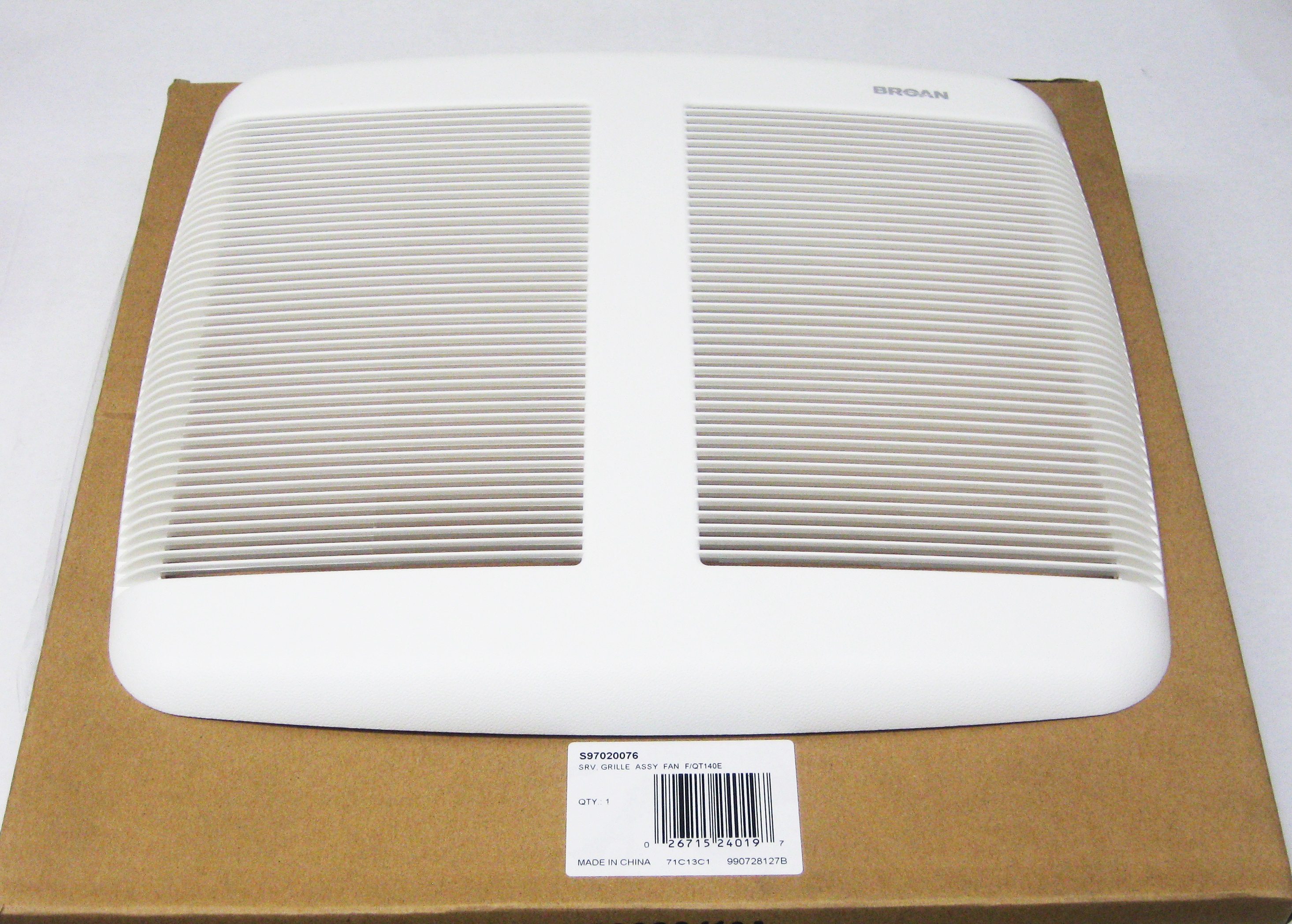 Broan Nutone S97020076 Vent Fan Grill Cover Assembly 26715240197 | eBay