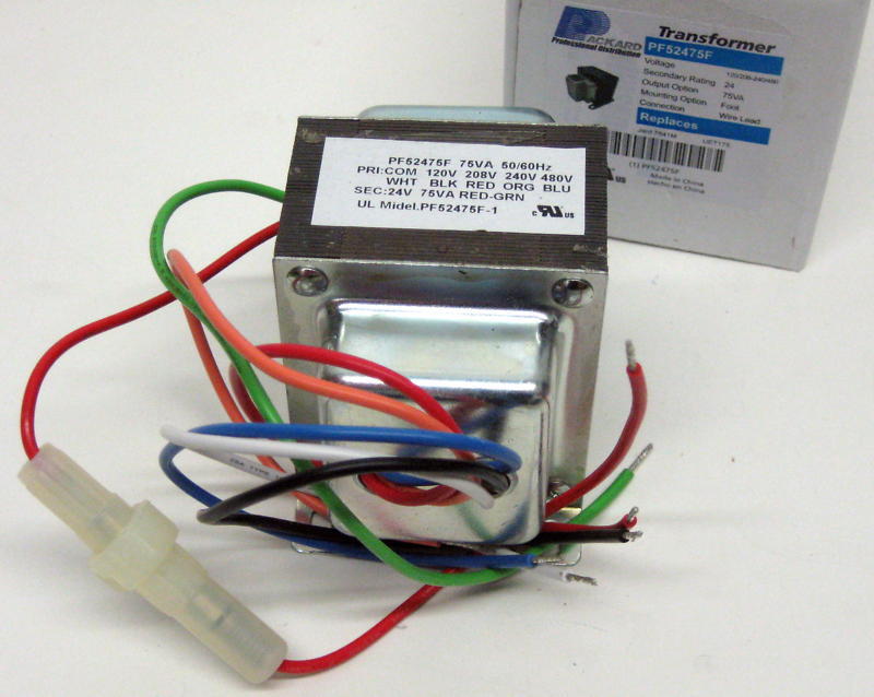Transformer with wire leads and quick connect universal 24 VAC 40 VA 120//208//240 Volt 60 HZ Primary TP-40VA