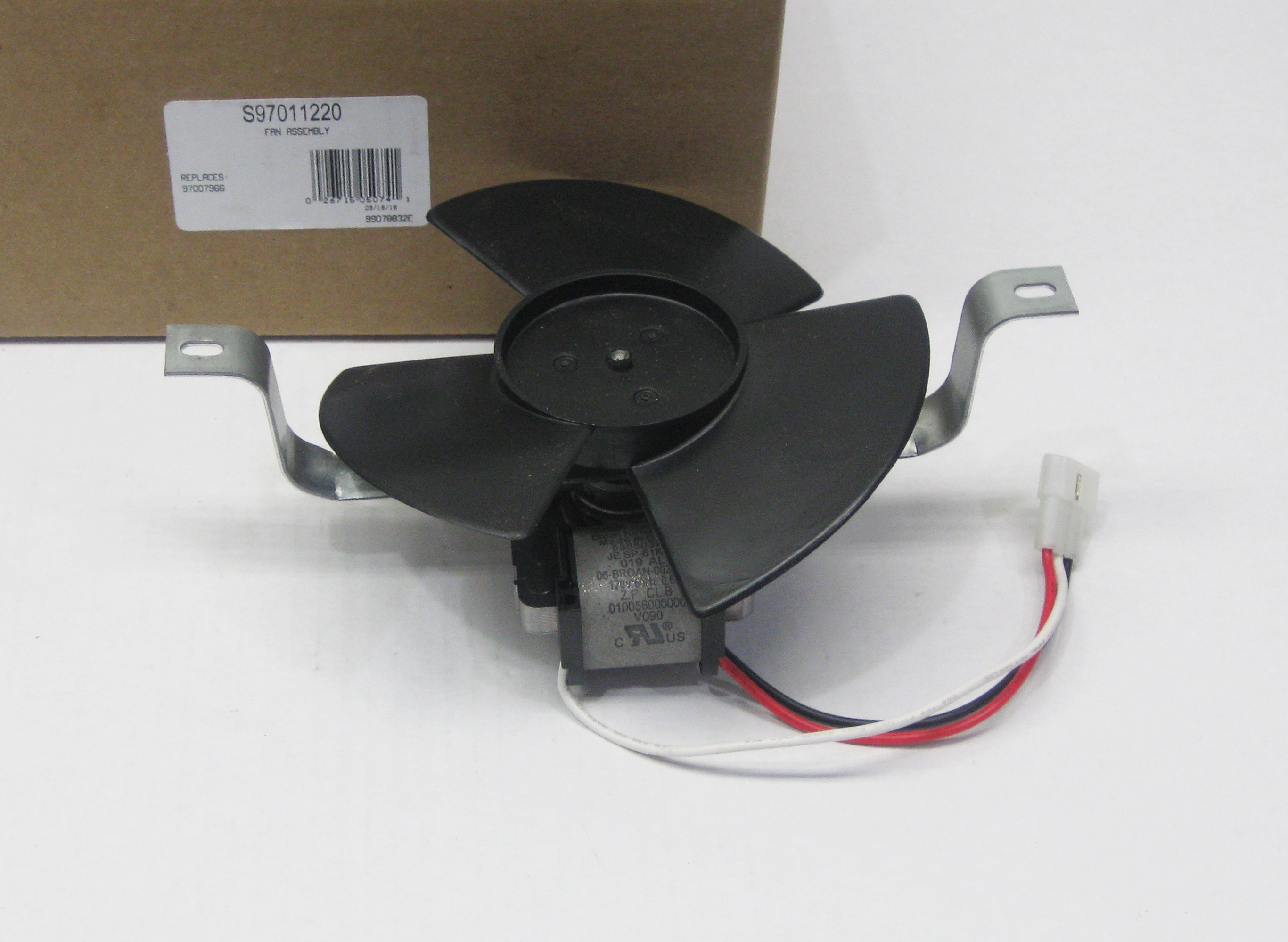 97011220 Broan Range Vent Hood Fan and Motor and Bracket 26715050741 eBay