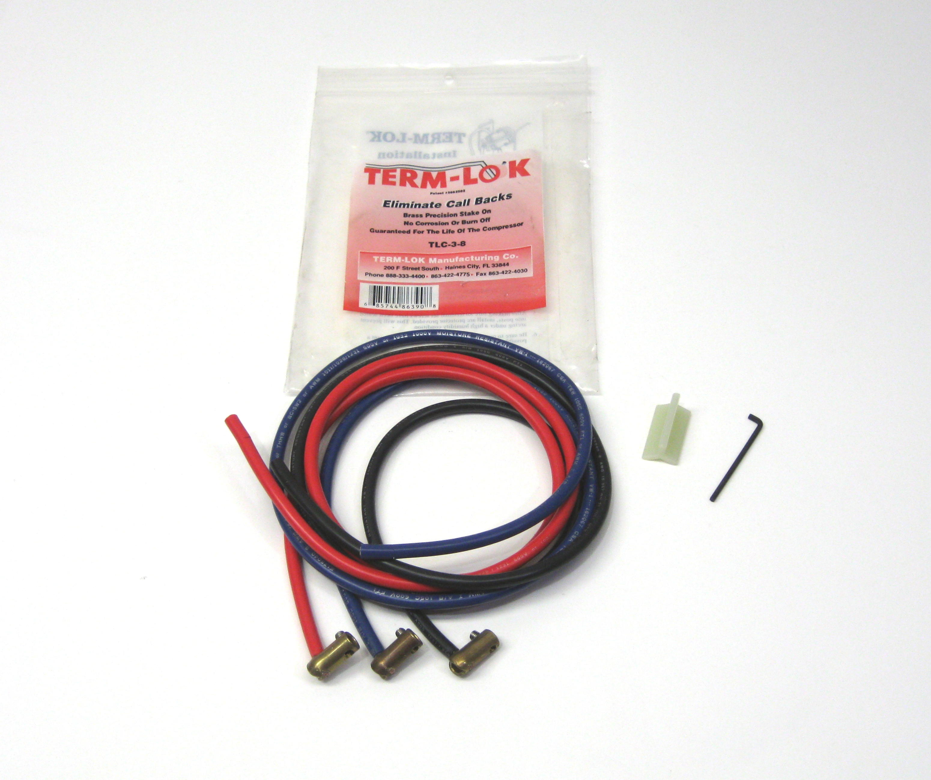 TermLOK TLC38 3 Wire Compressor Terminal Repair Kit 8 Gauge