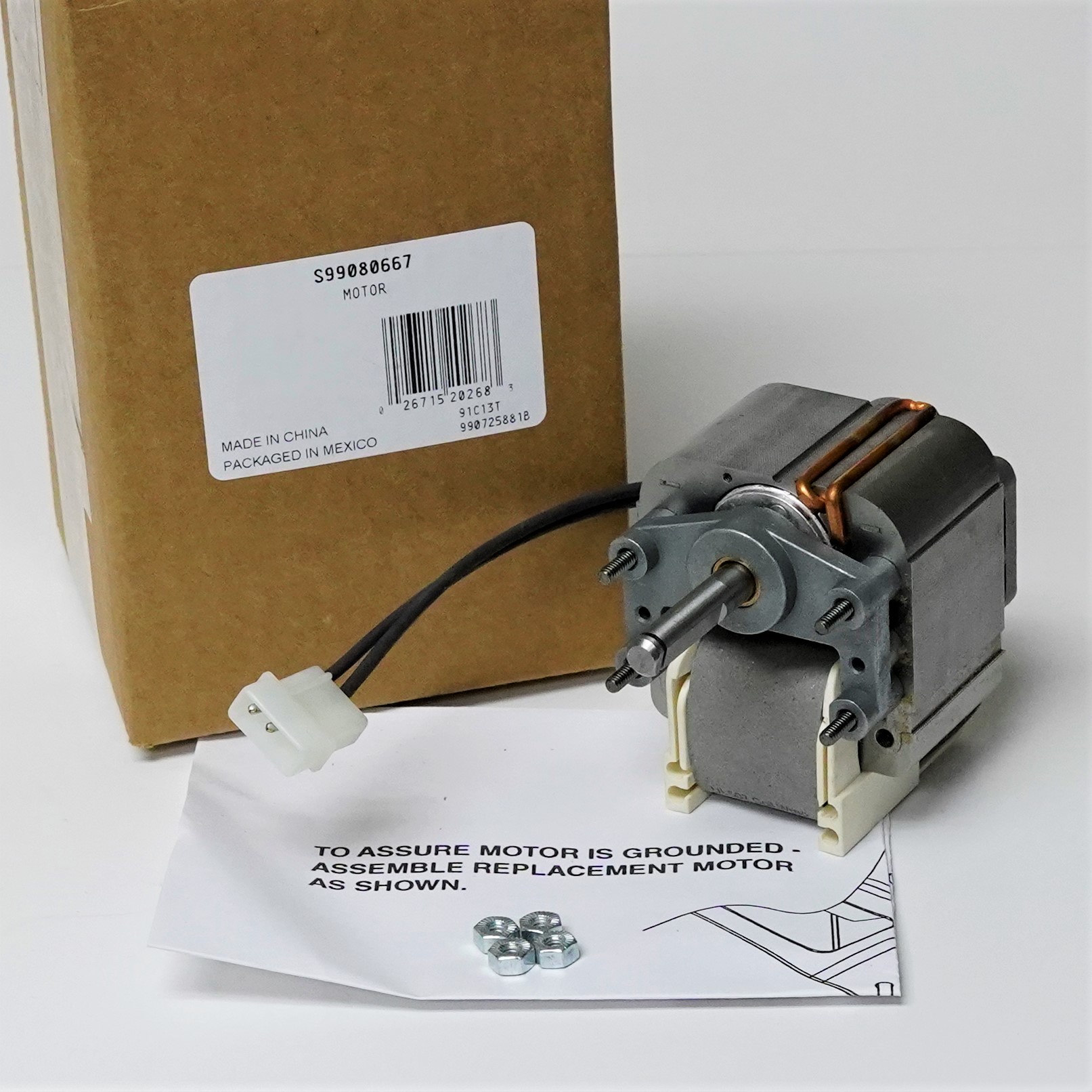 S99080667 Genuine Broan Range Hood Vent Fan Motor 99080532 Genuine Broan Range Hood Vent Fan Motor