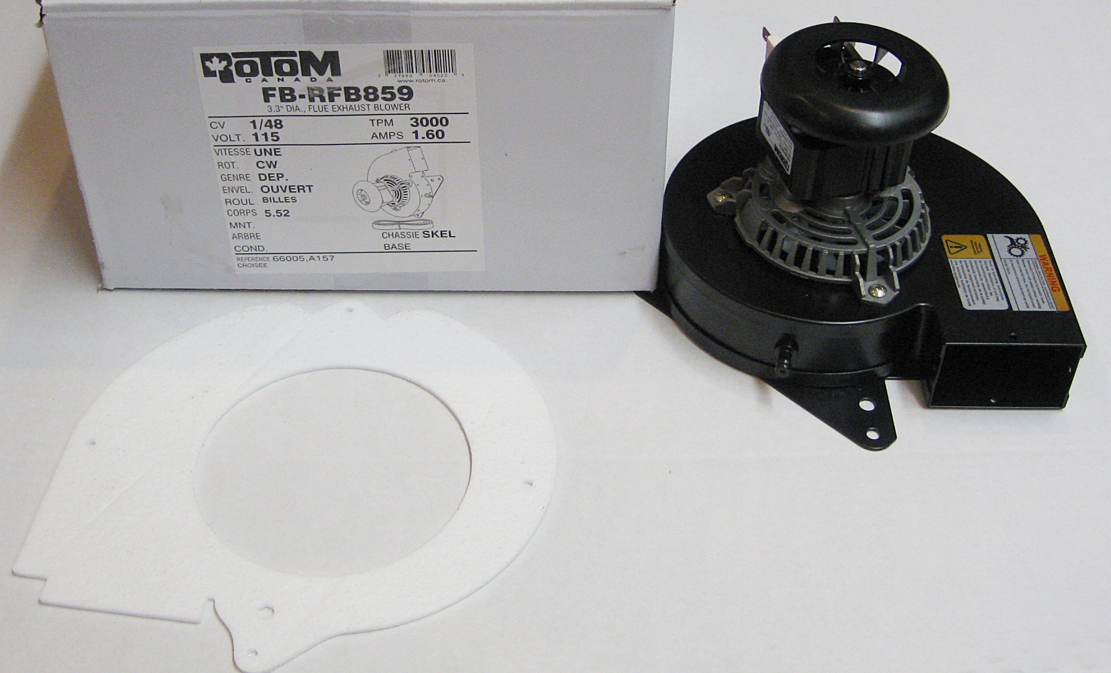 Furnace Draft Inducer Motor Blower for Amana Goodman Janitrol B1859005